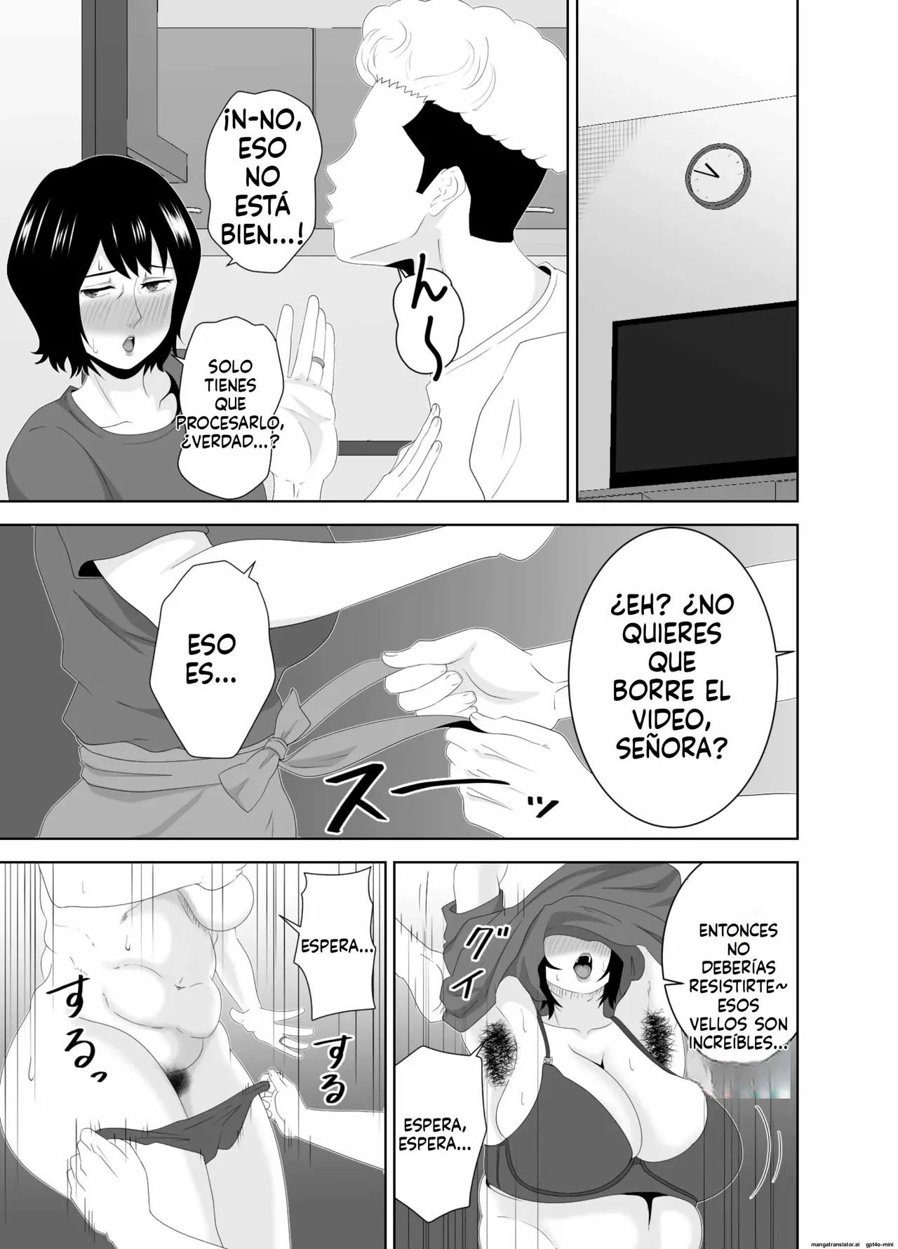 [Studio Macaron (Moeyama P-Man)] Wakai Kanrinin ni Otosareta Muchimuchi Hitozuma Jukujo｜Una mujer casada y regordeta se enamora de un joven cuidador [Spanish] [FallenSub] [MTL] 图片编号 16