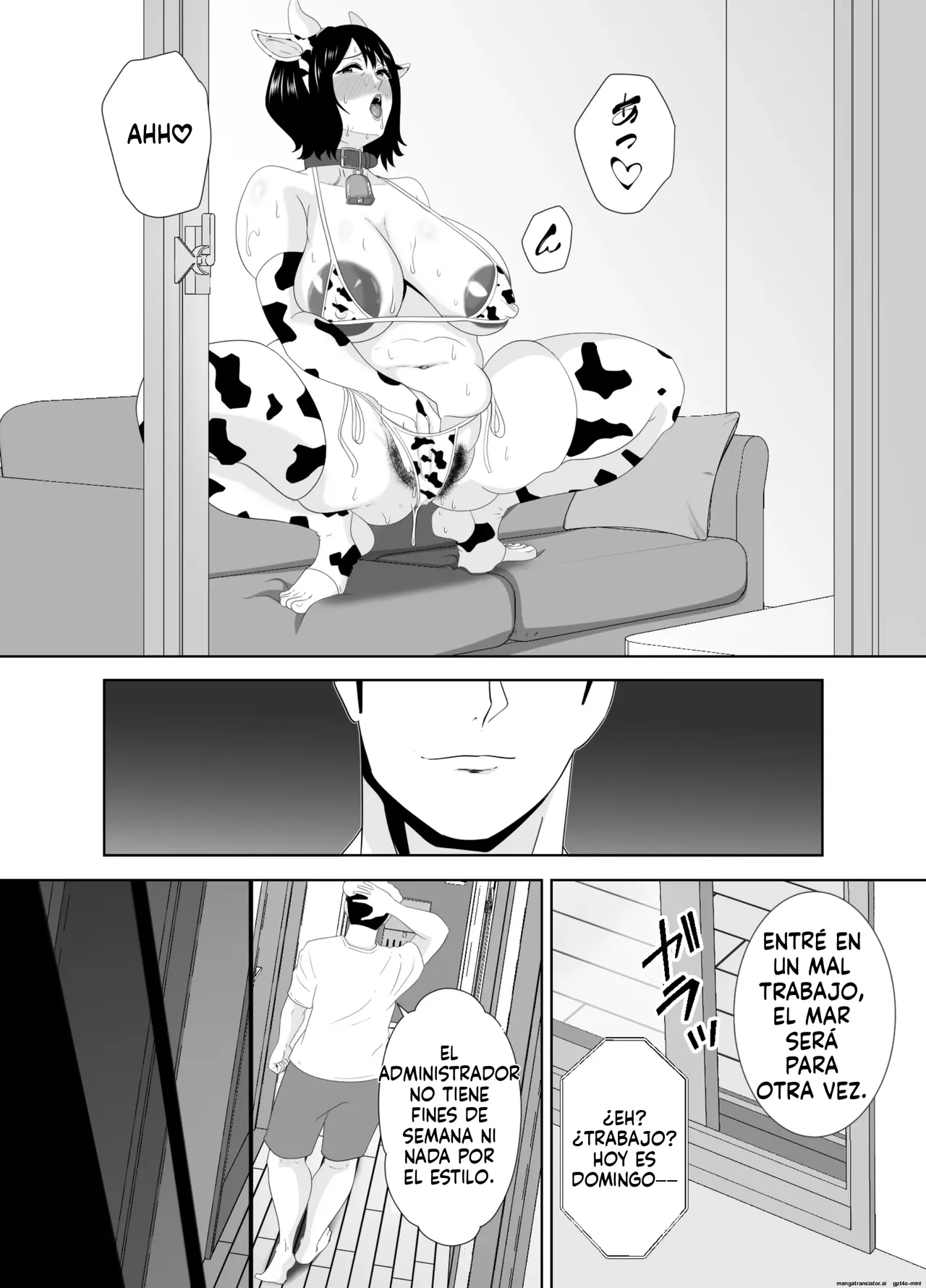 [Studio Macaron (Moeyama P-Man)] Wakai Kanrinin ni Otosareta Muchimuchi Hitozuma Jukujo｜Una mujer casada y regordeta se enamora de un joven cuidador [Spanish] [FallenSub] [MTL] 图片编号 73