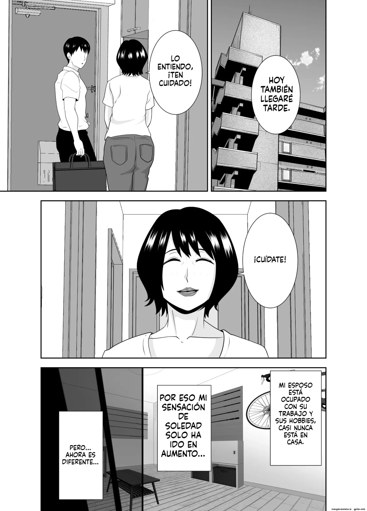 [Studio Macaron (Moeyama P-Man)] Wakai Kanrinin ni Otosareta Muchimuchi Hitozuma Jukujo｜Una mujer casada y regordeta se enamora de un joven cuidador [Spanish] [FallenSub] [MTL] 图片编号 89