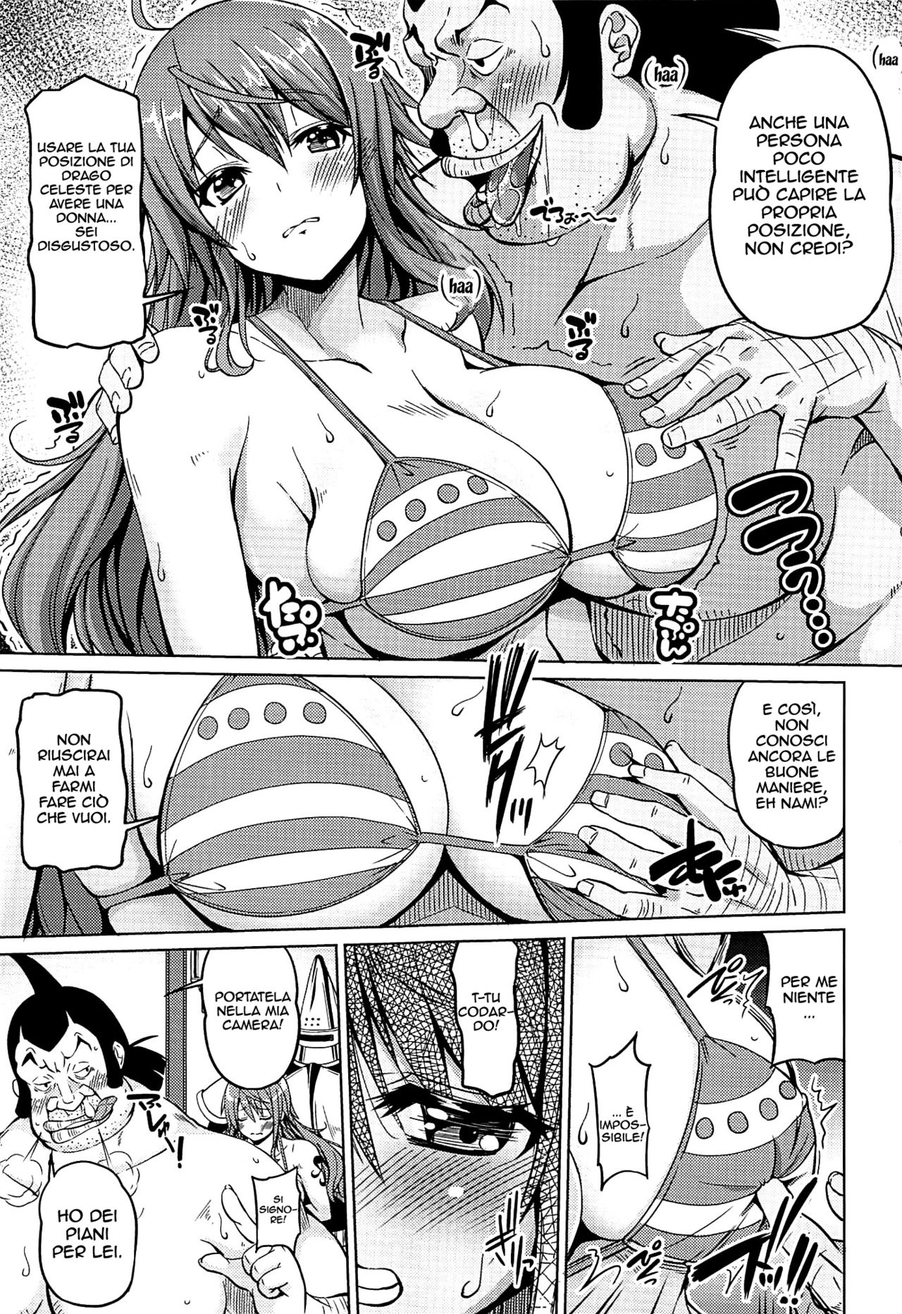 (C97) [BRAVE HEART petit (KOJIROU!)] Kaizoku Kyonyuu 4 | Big Breasted Pirate 4 (One Piece) [Italian] image number 4
