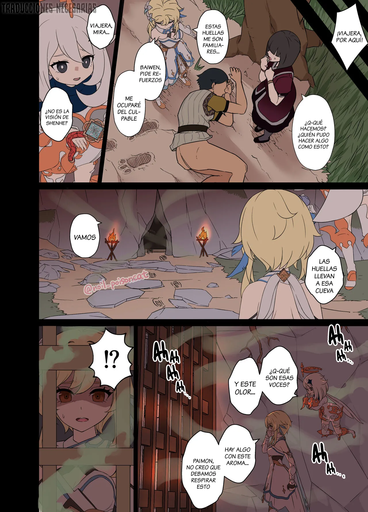 [Dokuneko Noil] Deisui Shita Shenhe ni Warui Koto o Suru Hanashi - Haciéndole cosas malas a Shenhe borracha (Genshin Impact) [Español] [Traducciones necesarias] 이미지 번호 9