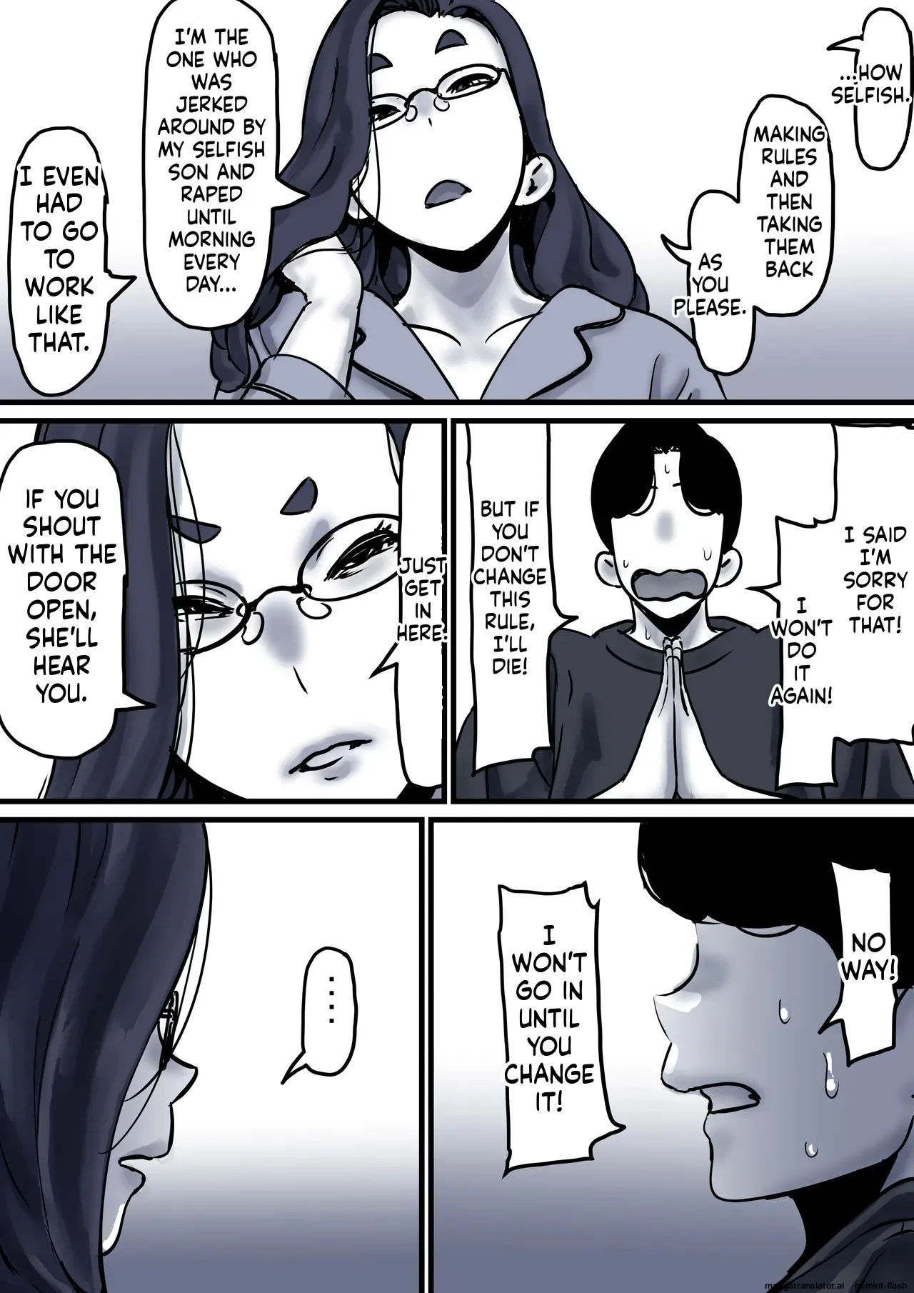 [Furube] Haha to Ochite Iku Part 10 | Falling with Mother Part 10 [English] Bildnummer 20