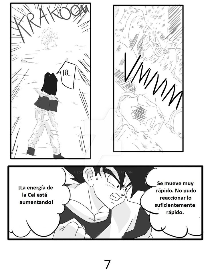 ¿Qué pasa si Cell absorbe ha 18 primero?(Creado:zombiebasher64) imagen número 7
