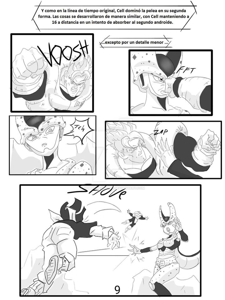 ¿Qué pasa si Cell absorbe ha 18 primero?(Creado:zombiebasher64) imagen número 9