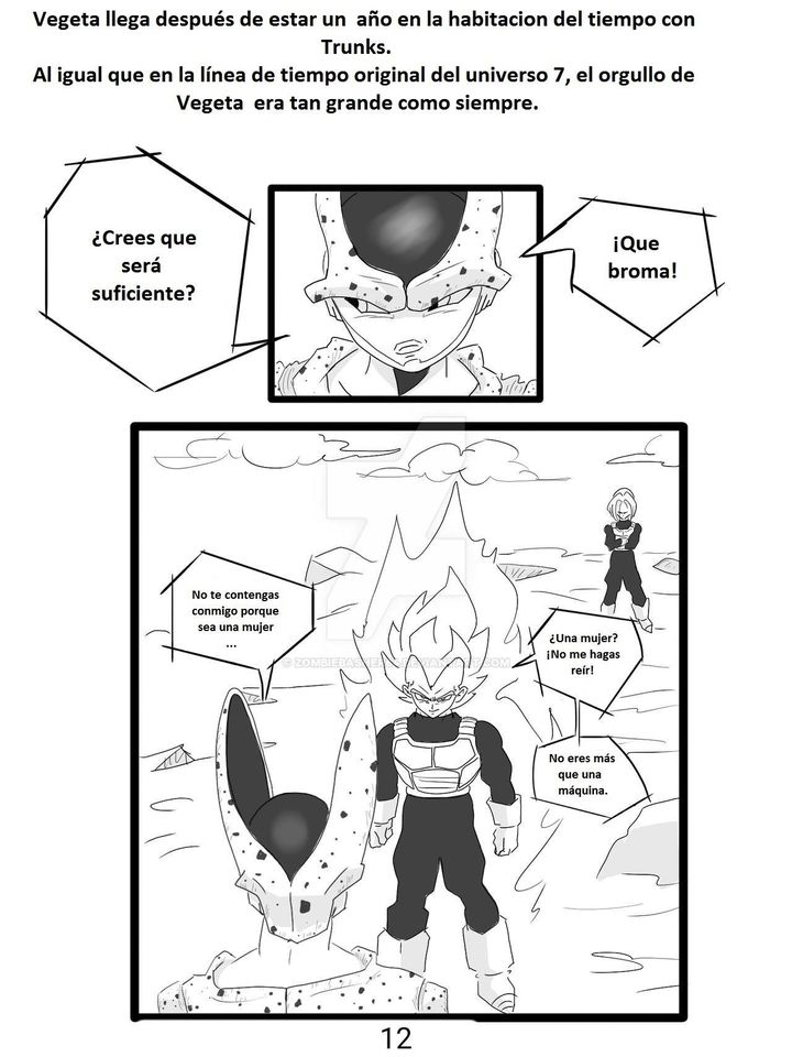 ¿Qué pasa si Cell absorbe ha 18 primero?(Creado:zombiebasher64) imagen número 12