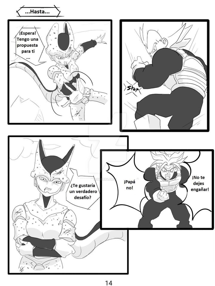 ¿Qué pasa si Cell absorbe ha 18 primero?(Creado:zombiebasher64) imagen número 14