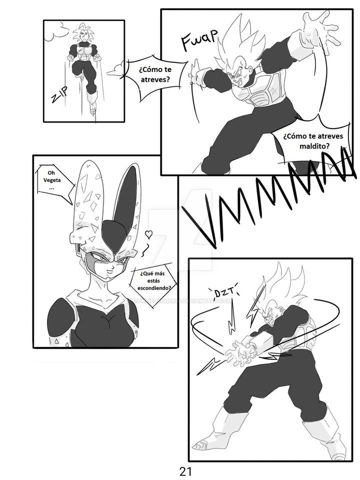¿Qué pasa si Cell absorbe ha 18 primero?(Creado:zombiebasher64) imagen número 21