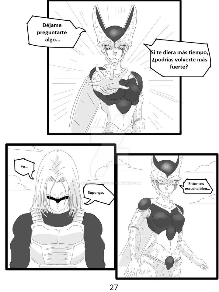 ¿Qué pasa si Cell absorbe ha 18 primero?(Creado:zombiebasher64) imagen número 27