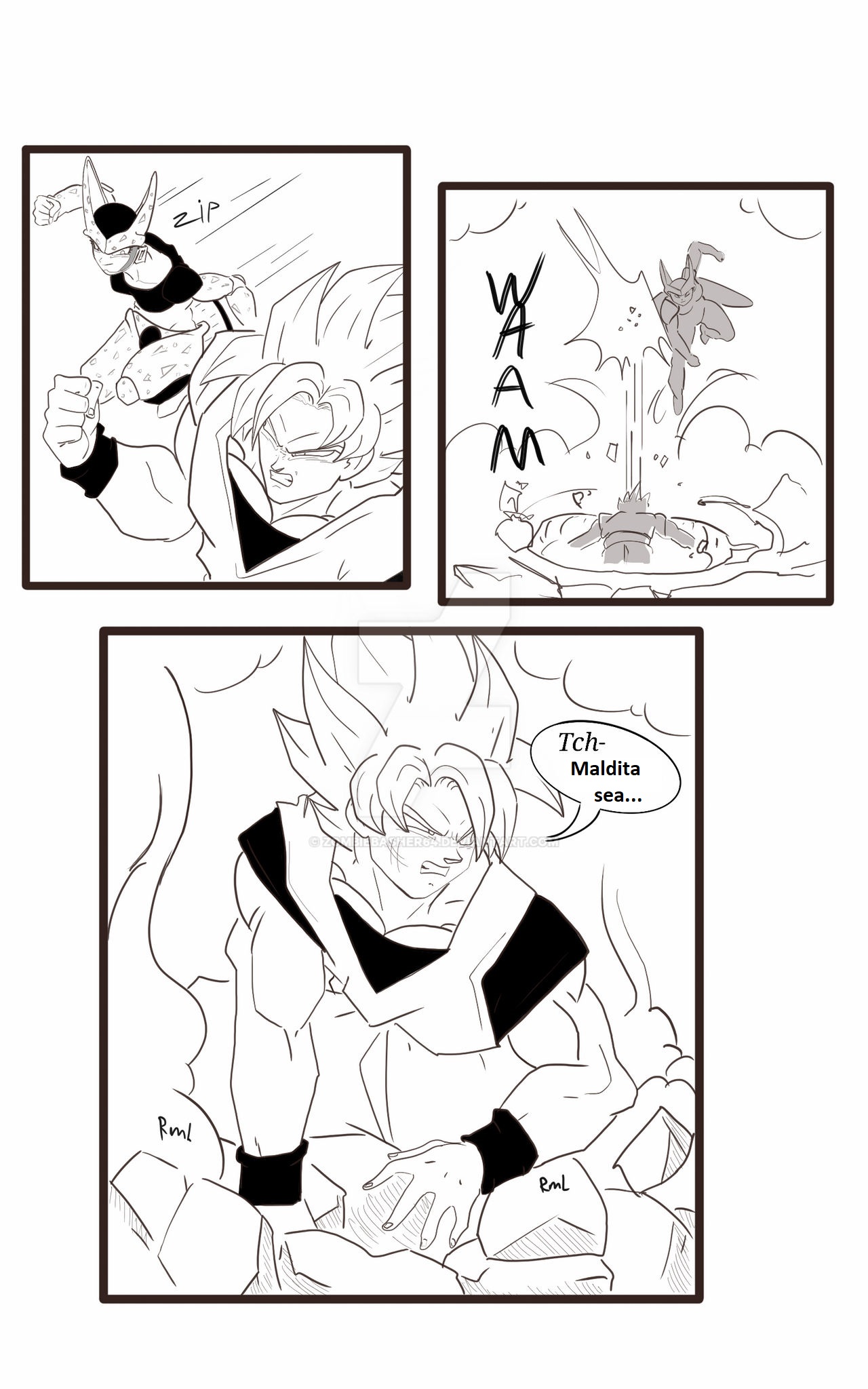 ¿Qué pasa si Cell absorbe ha 18 primero?(Creado:zombiebasher64) imagen número 36