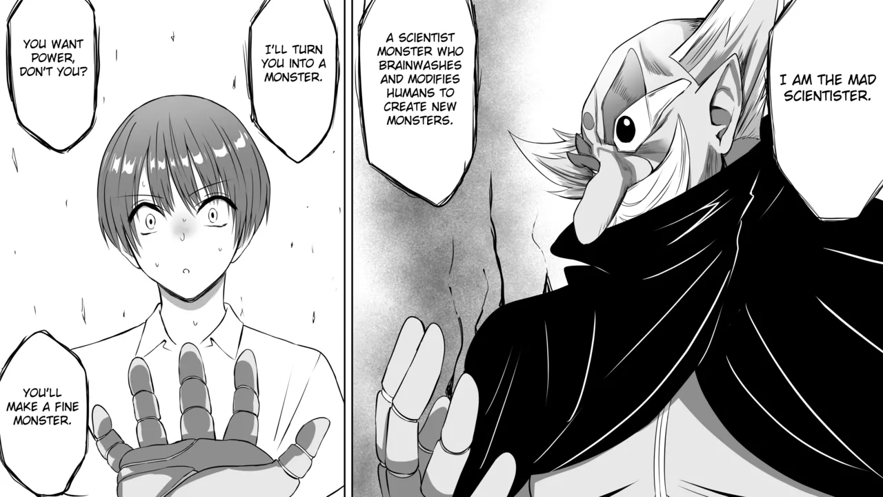 [Sankaku Batsumaru] Ijime no fukushu no tame ni sen'no kaijin no chikara o teniireta ore ga maho shojo o taosu made [English] [Fated Circle] numero di immagine  8