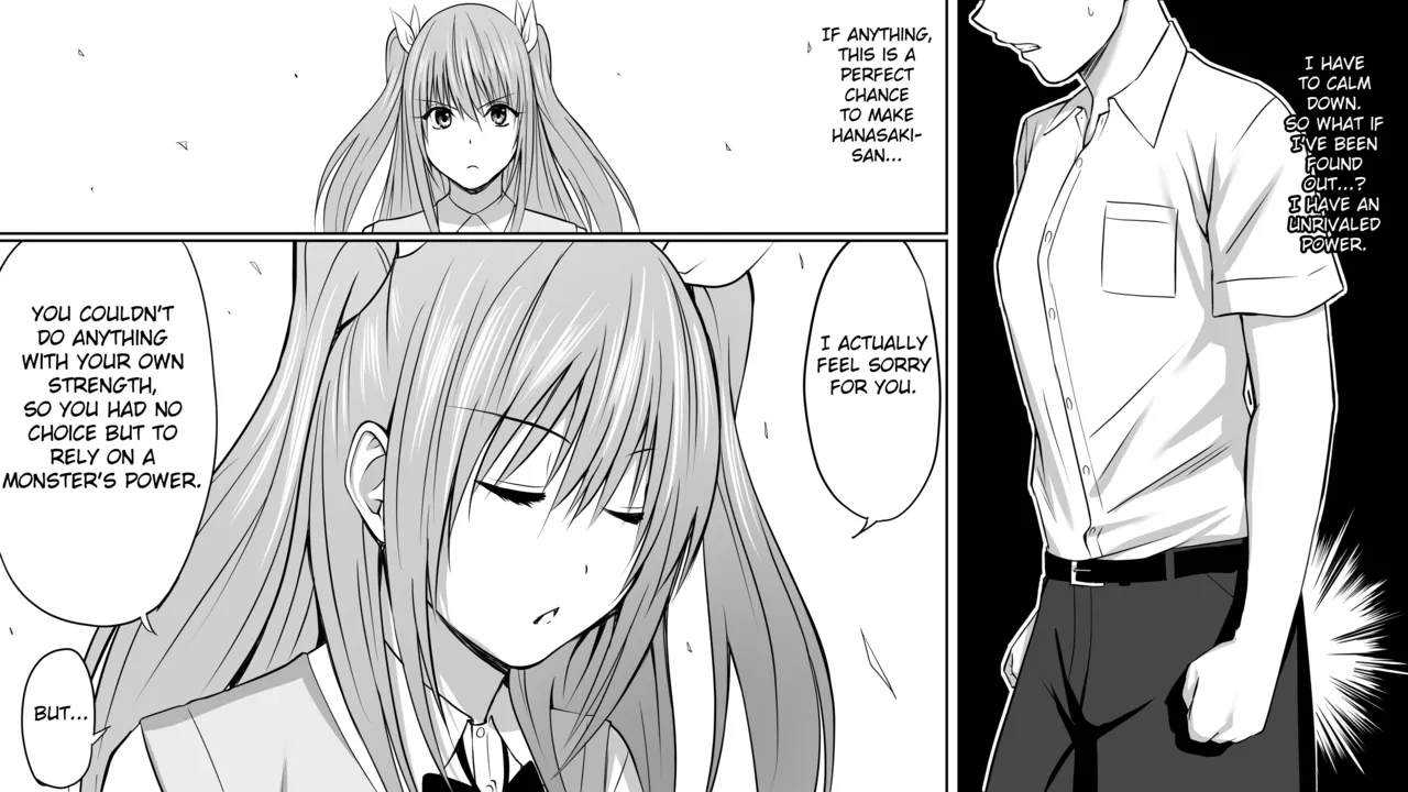 [Sankaku Batsumaru] Ijime no fukushu no tame ni sen'no kaijin no chikara o teniireta ore ga maho shojo o taosu made [English] [Fated Circle] numero di immagine  51