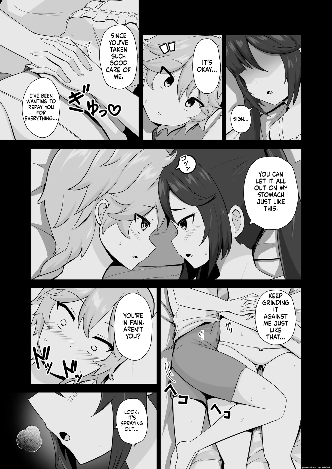 [Kikiki no Kikki (Yuzu Kiiro)] Mona Siri Heko Heko Koshi Panpan. (Genshin Impact) [English][DIYMTL][Digital] 画像番号 9