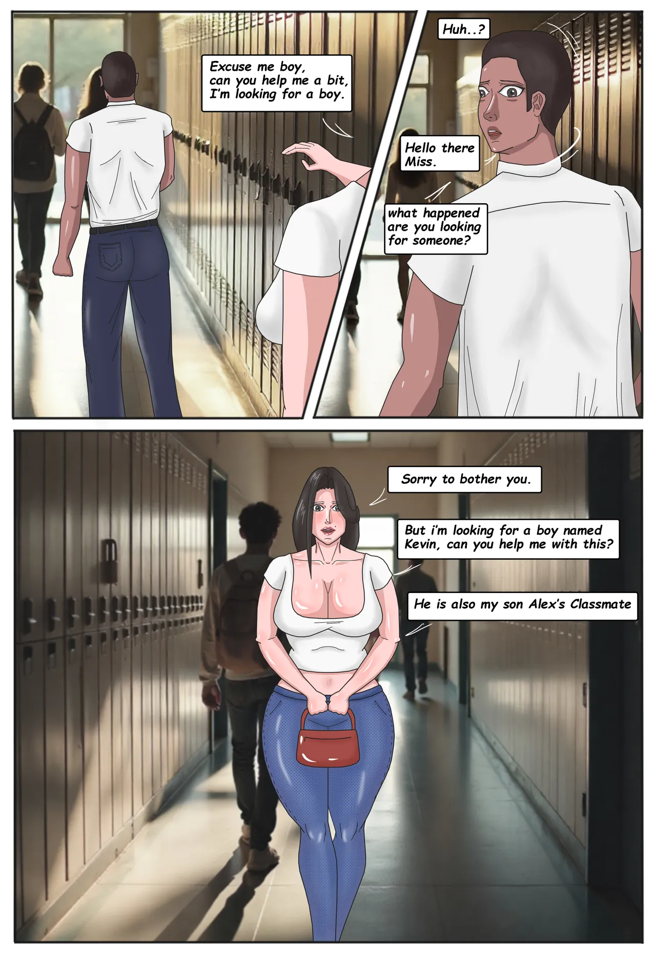 Mom handles the bully chapter 1-3 [Moonlight_studios] numero di immagine  5