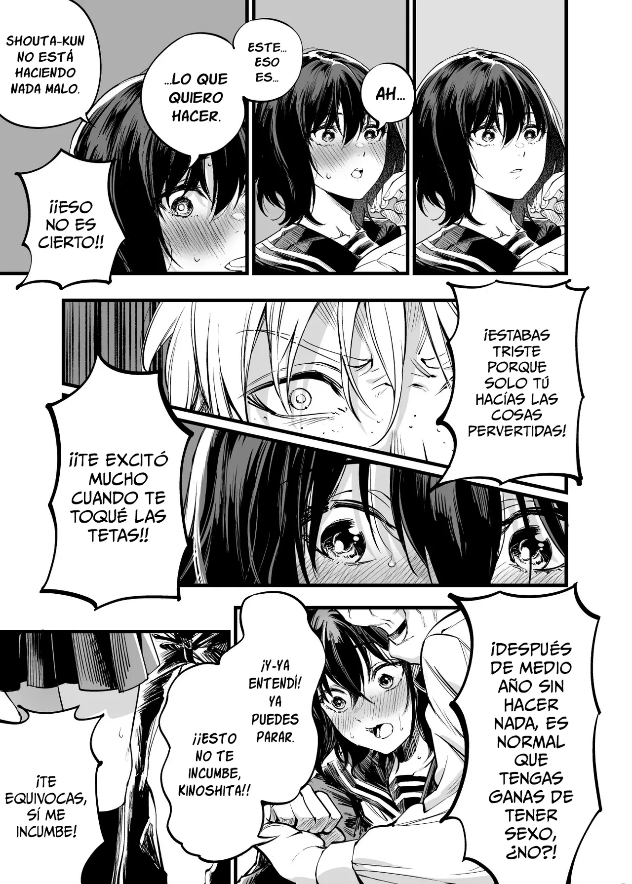 [Umemoto Seisaku Iinkai (Sakayama Shinta)] Osananajimi no Kimi | Tú, mi amigo de la infancia [Spanish] [Digital] Bildnummer 35