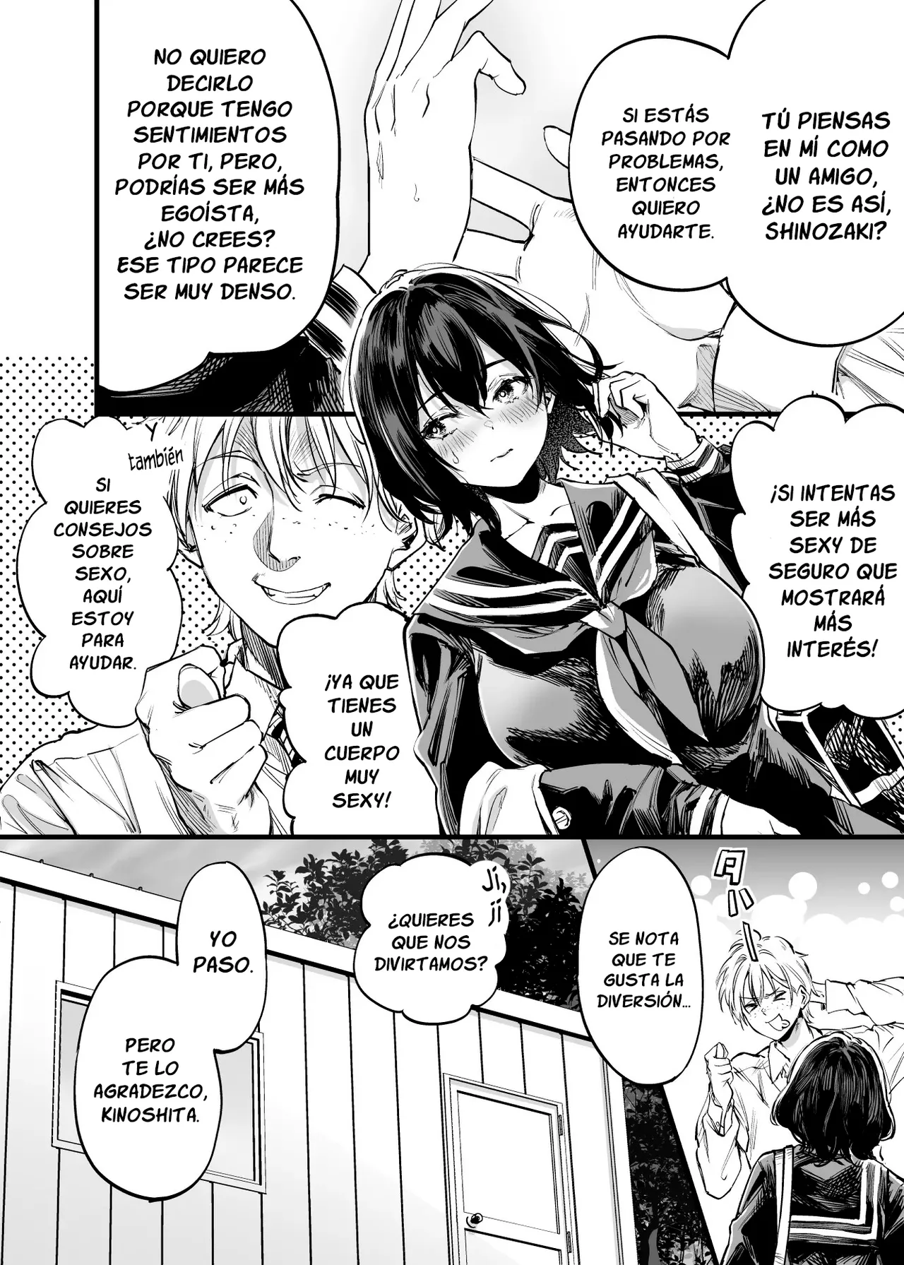 [Umemoto Seisaku Iinkai (Sakayama Shinta)] Osananajimi no Kimi | Tú, mi amigo de la infancia [Spanish] [Digital] Bildnummer 36