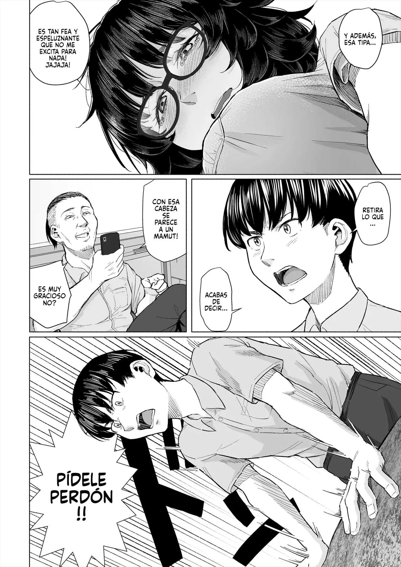 [Chonmage Teikoku (Magekichi)] Otaku Tomodachi to Tsukiaeta noni Charao ni Netorareta Hanashi｜La Histora de cómo Conseguí Salir con mi Amiga Otaku sólo para que un Matón me la Robara [Spanish] [P7Neko] 图片编号 7