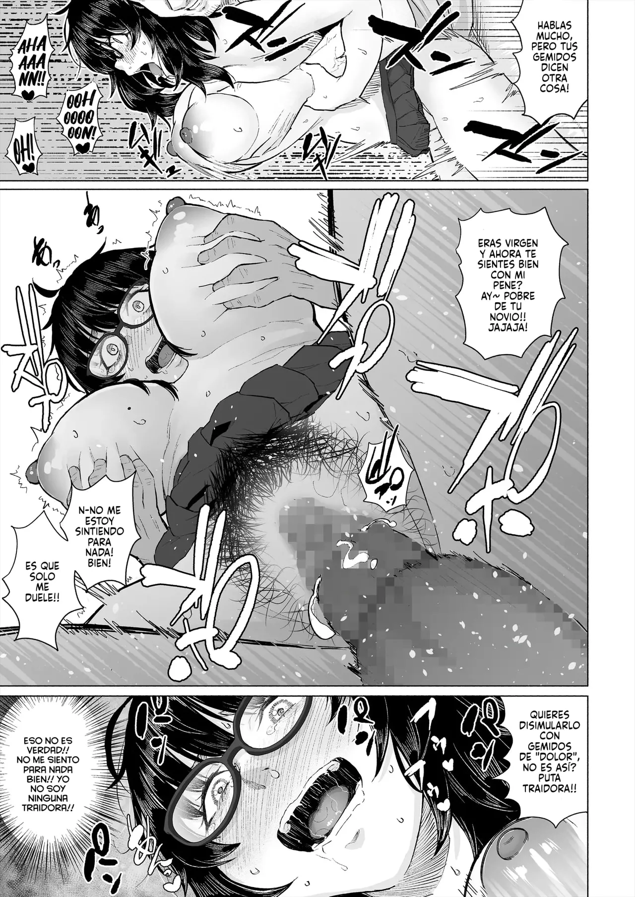 [Chonmage Teikoku (Magekichi)] Otaku Tomodachi to Tsukiaeta noni Charao ni Netorareta Hanashi｜La Histora de cómo Conseguí Salir con mi Amiga Otaku sólo para que un Matón me la Robara [Spanish] [P7Neko] 图片编号 44