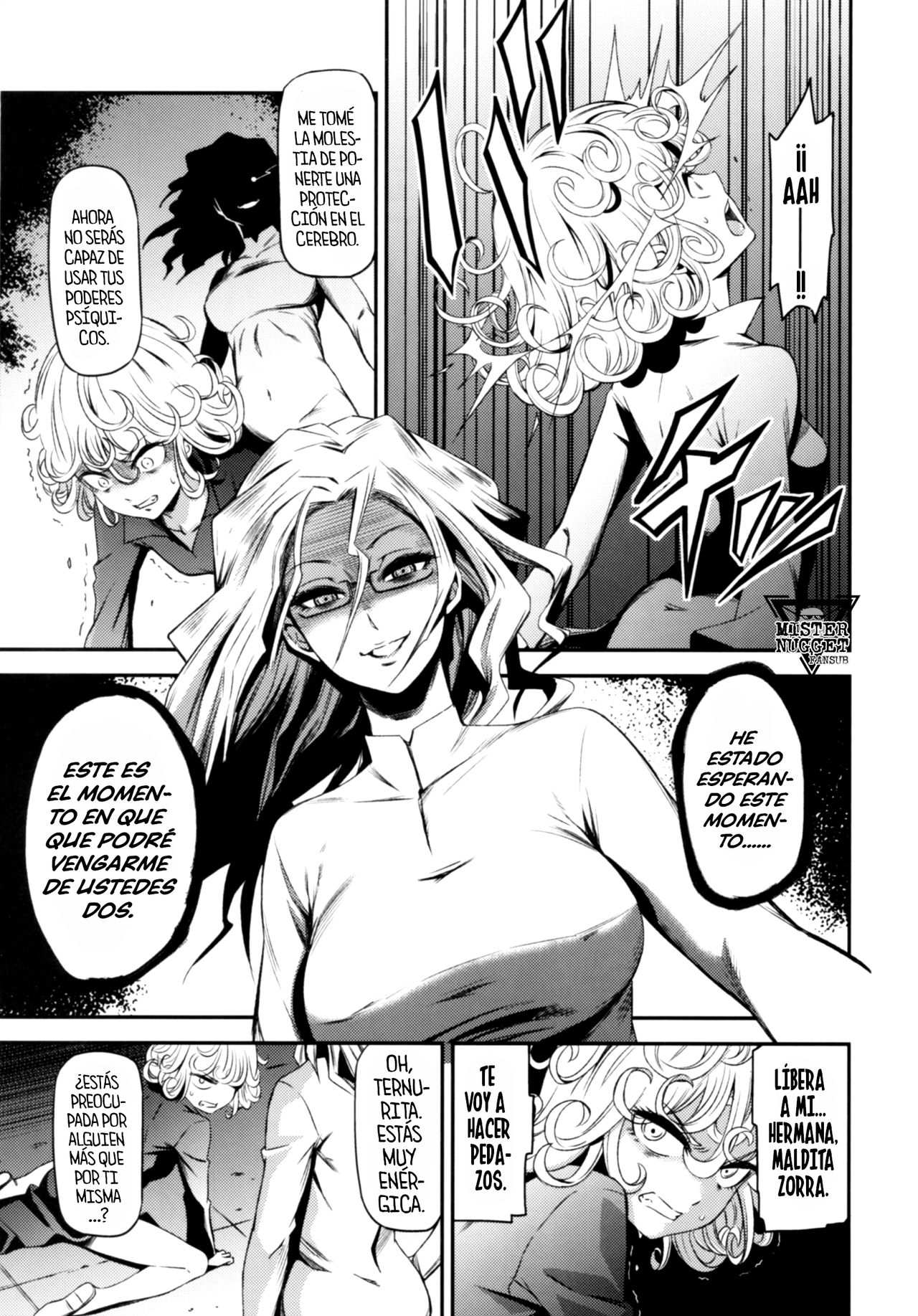 (C88) [Kiyosumi Hurricane (Kiyosumi Hurricane)] ONE-HURRICANE - Toraware no Fubuki (One Punch Man) [Spanish] [Mister Nugget] imagen número 4