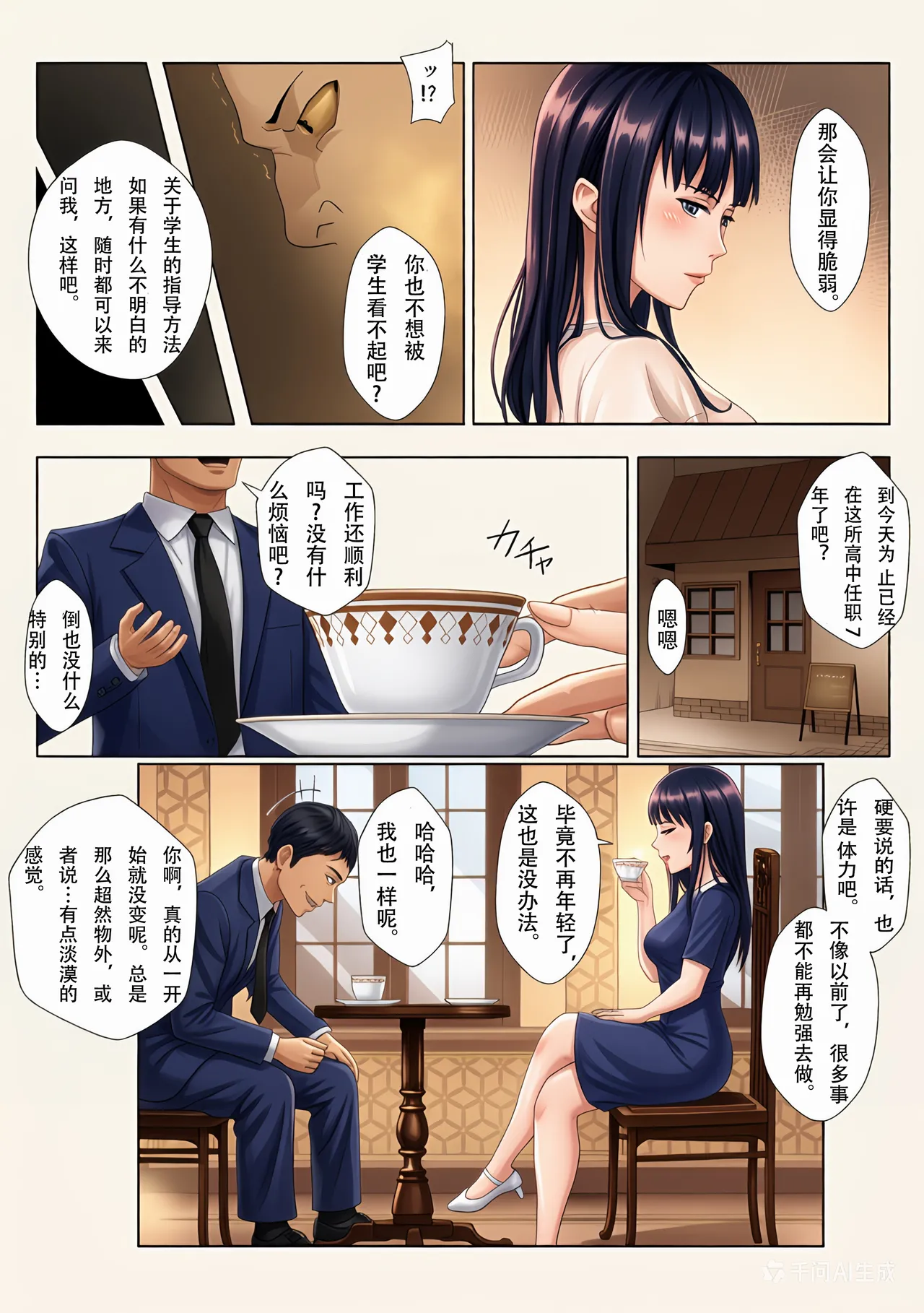 [Kiyama Haru] Himuro Keika wa DQN Kyoushi ni Wakaraserareru!?  [Chinese][colorized] imagen número 8