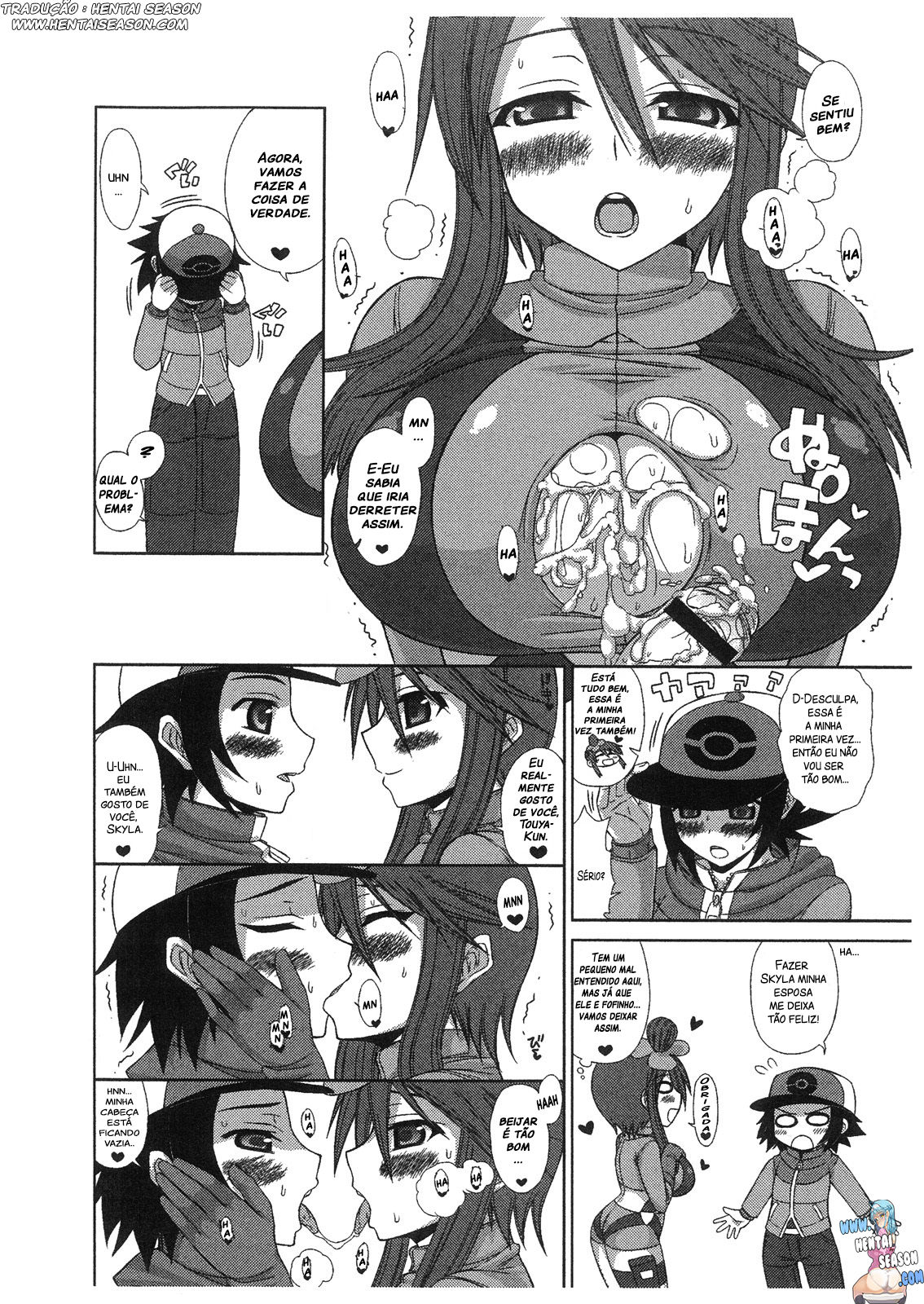 (C79) [Samidaregiri (Crowly)] SCARLET SUNRISE (Pokémon) [Portuguese-BR] [Hentai Season] 图片编号 5