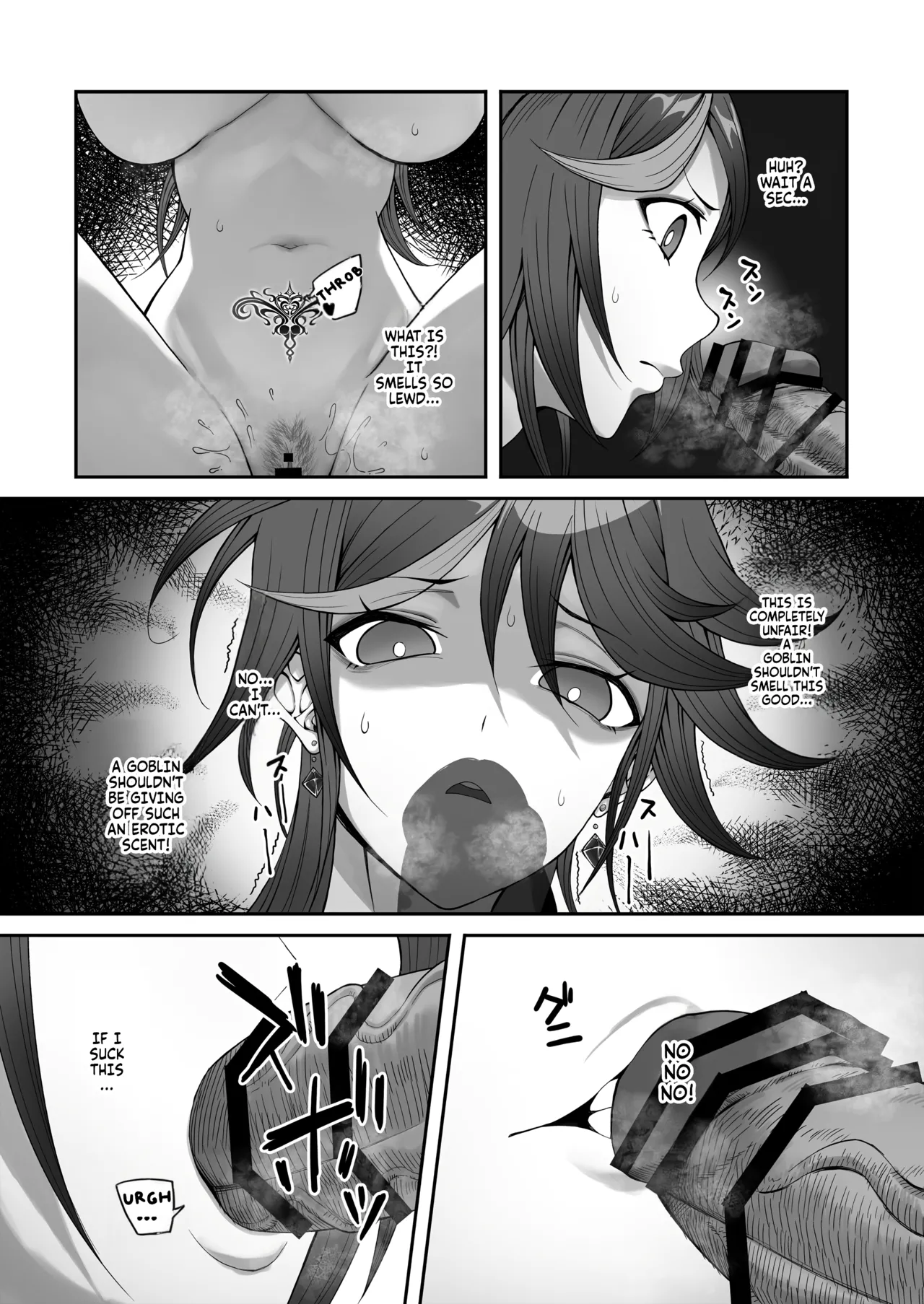 [Dekai Buki wa Roman (Tekkai Blade)] Inmon o Fuyo Sareta kara Goblin o Tsukatta Hanashi | The tale of how I got a lewd crest and used a coblin because of it! [English] [Fallen Games] image number 42