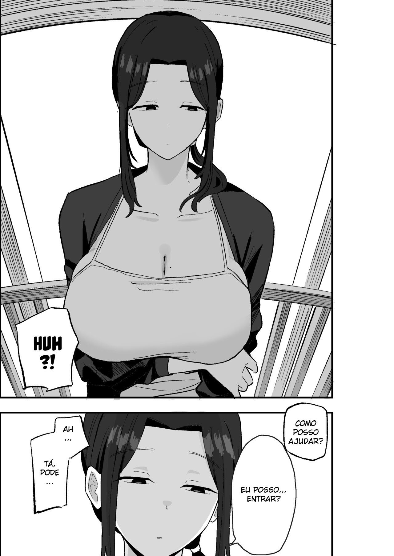 [Kamejirouya-san (Kametaro)] Taihai Tsuma꞉ Taihaikei Hitotsuma o Yachin Kawari ni Koki Tsukaeru Hanashi ｜ A mulher casada que se vendeu para pagar o aluguel [Portuguese-BR] 图片编号 10