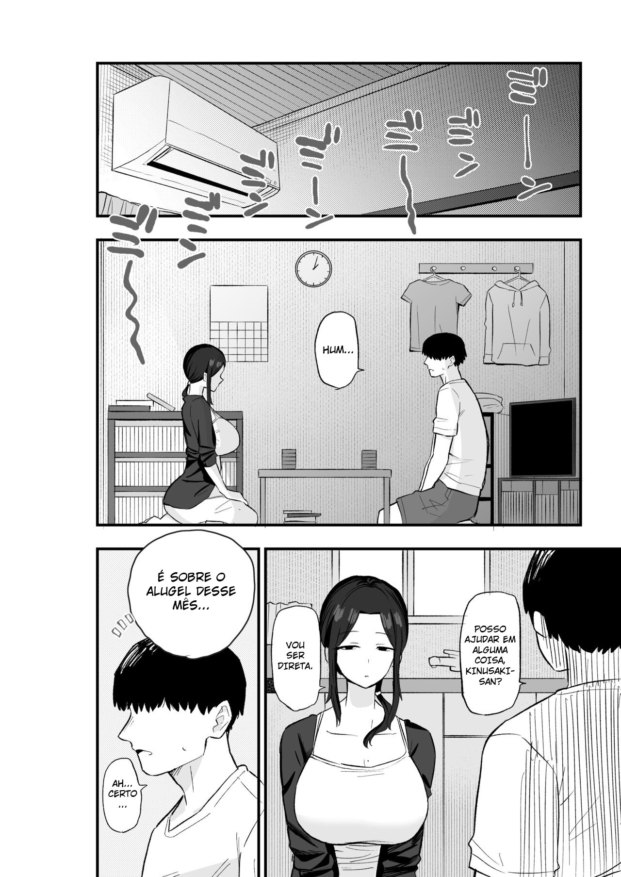 [Kamejirouya-san (Kametaro)] Taihai Tsuma꞉ Taihaikei Hitotsuma o Yachin Kawari ni Koki Tsukaeru Hanashi ｜ A mulher casada que se vendeu para pagar o aluguel [Portuguese-BR] 图片编号 11