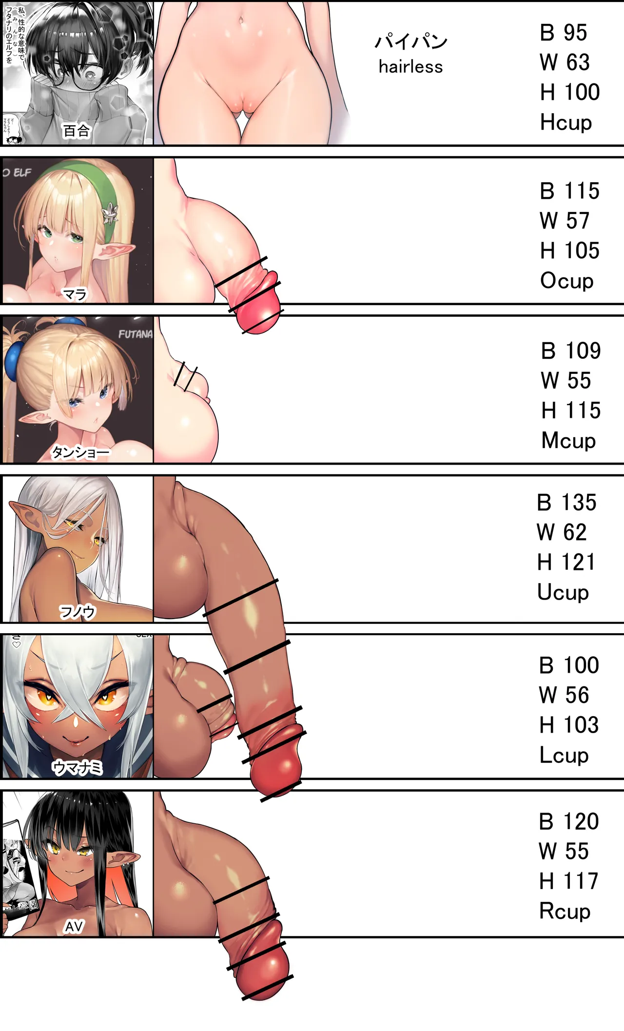 Futanari no elf vol 2 RAW (color version) 图片编号 94