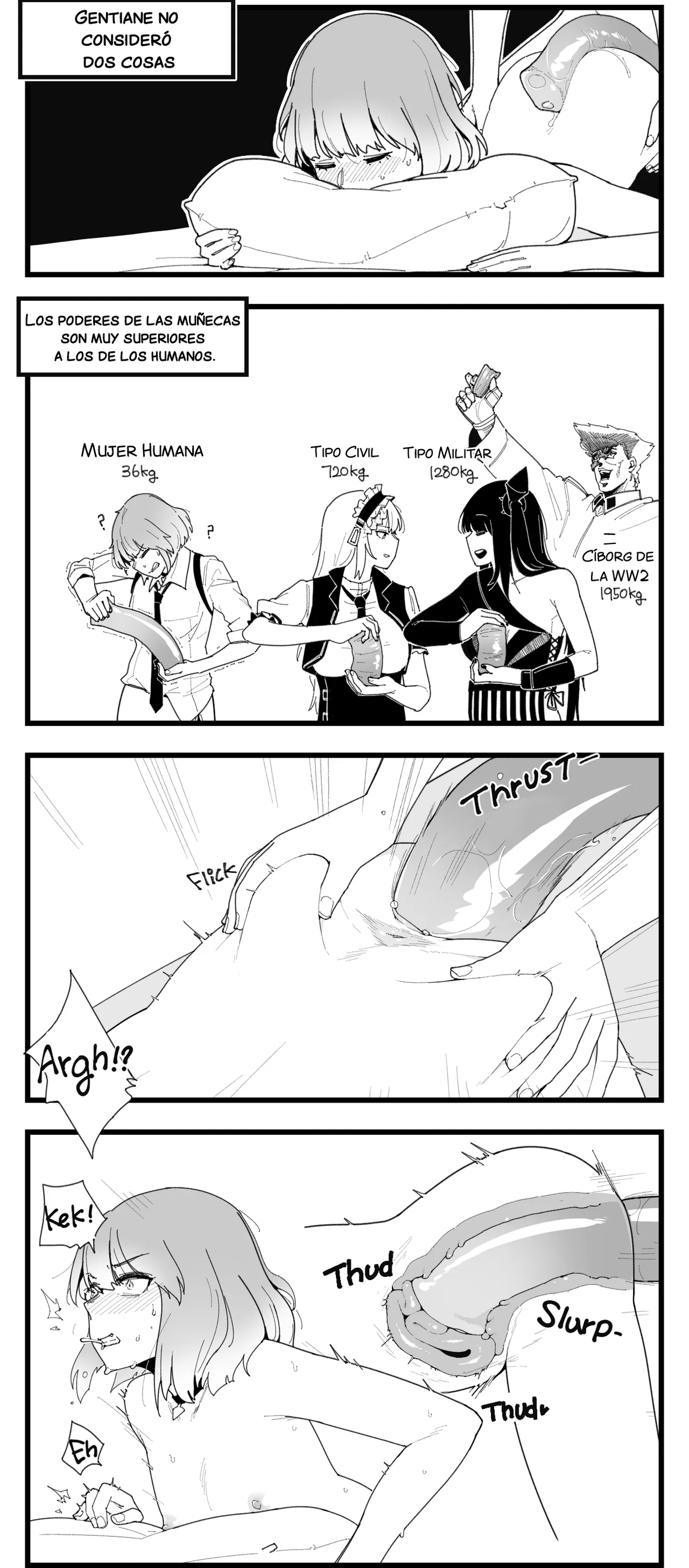 [Huqu] Gentiane x G36 - Part 1-3 (Girls Frontline) [AKwoL] Spanish 图片编号 4