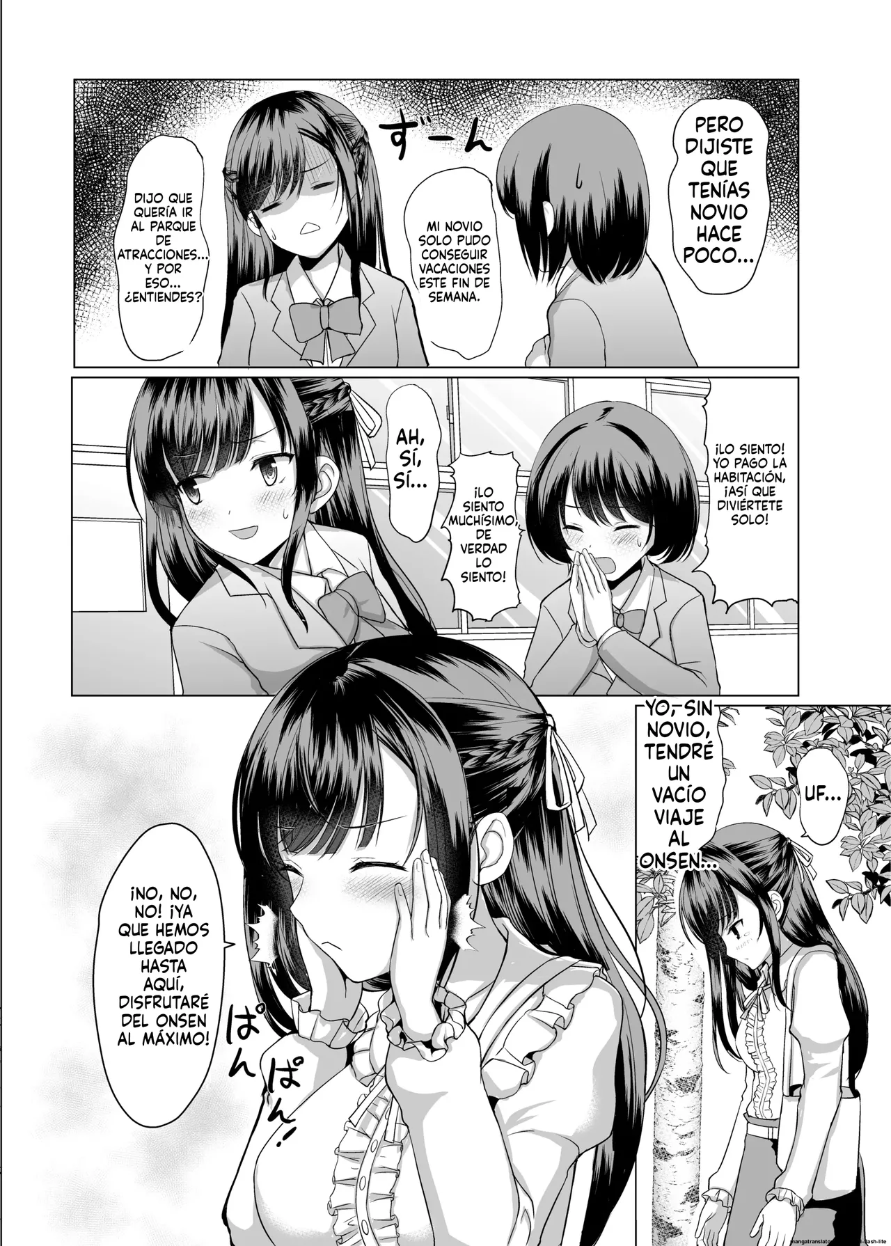 [An-Arc XXX (Hamo)] JK nanoni Onsen de Oji-san-tachi to Nakayoku Nacchatta｜Siendo de Preparatoria, Me Volví Amiga Sexual de unos Viejos en las Aguas Termales [Spanish] [FallenSub] [Digital] [MTL] 图片编号 4