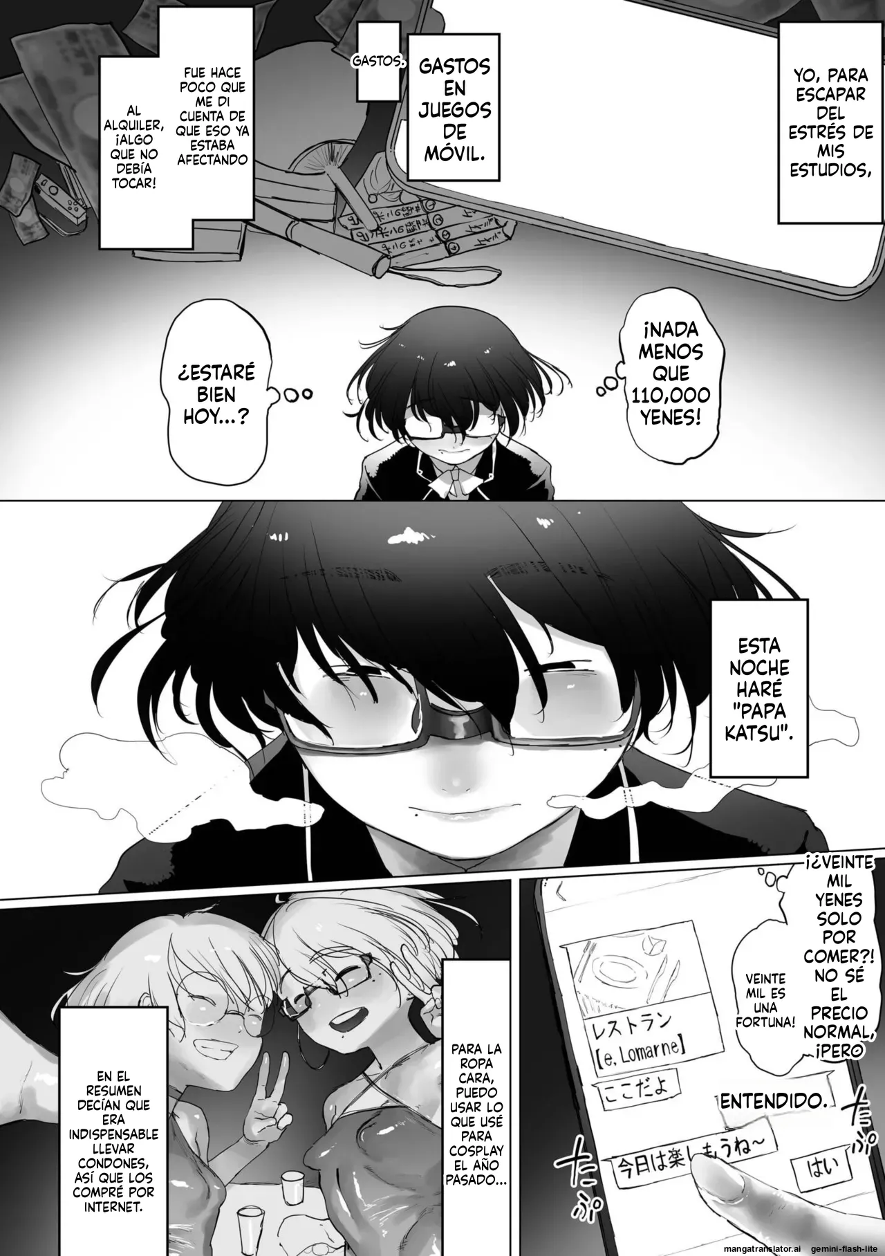 [Keishoryaku] Jimi Iro Immoral 1-2｜Nerds Pervertidas 1-2 [Spanish] [FallenSub] [Digital] [MTL] imagen número 3