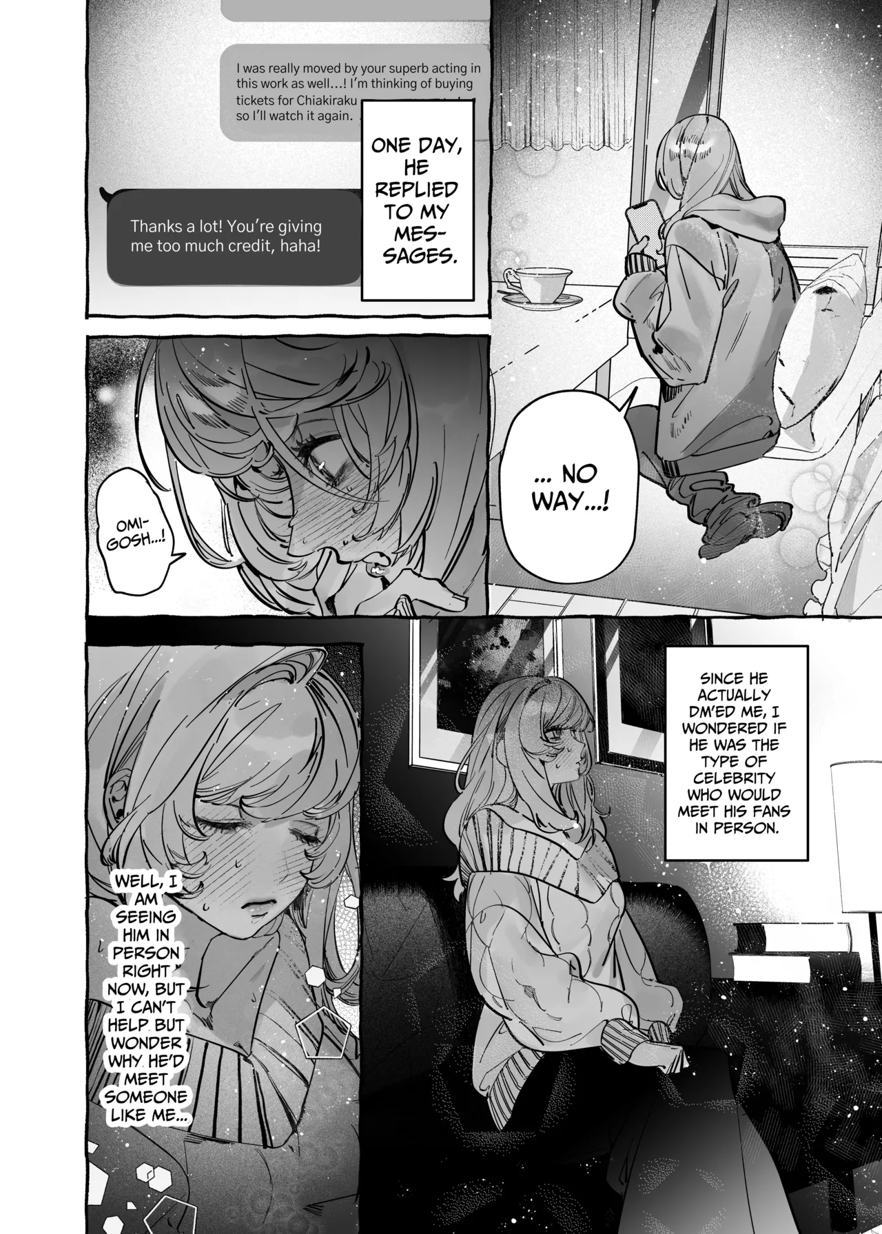 [THE WAIDAN (Inu, Yasuda Meshimeshi)] I Got A Message From The "Up-and-coming Actor" Hikaru Serata [English] [Nameless] [Digital] 画像番号 6