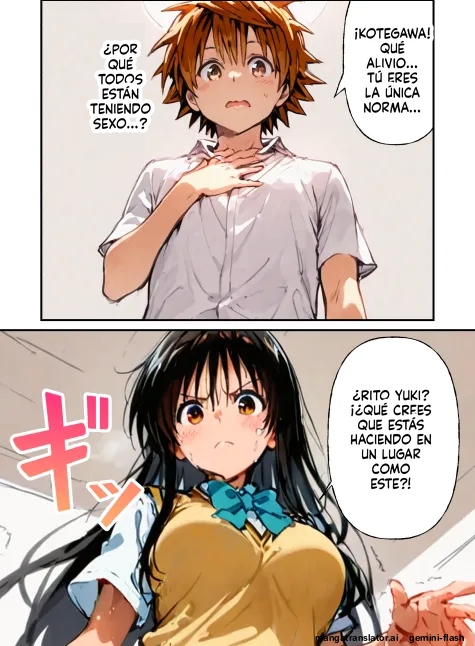 [Netorare Sanshirou] Nakadashi Ninshin ga Hissu Kamokku!  To LOVE-Ru Gakuen ~Kotegawa Yui Lala Hen~ | ¡La cremita vaginal es materia obligatoria! ~Yui Kotegawa...  (To LOVE-Ru) [Spanish] [MTL] [AI Generated] image number 5