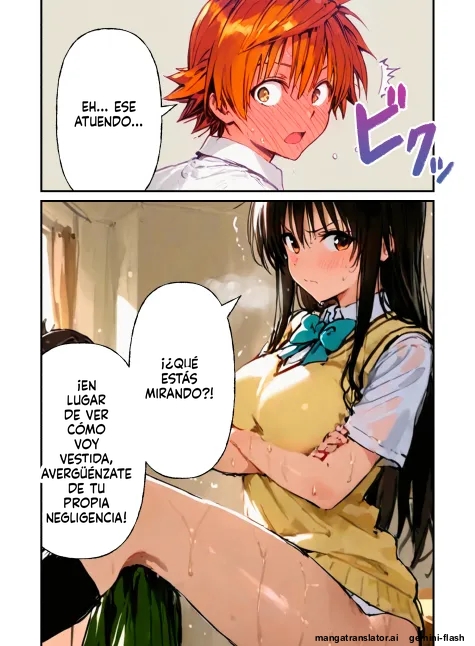 [Netorare Sanshirou] Nakadashi Ninshin ga Hissu Kamokku!  To LOVE-Ru Gakuen ~Kotegawa Yui Lala Hen~ | ¡La cremita vaginal es materia obligatoria! ~Yui Kotegawa...  (To LOVE-Ru) [Spanish] [MTL] [AI Generated] image number 7