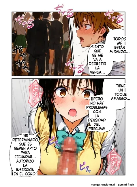 [Netorare Sanshirou] Nakadashi Ninshin ga Hissu Kamokku!  To LOVE-Ru Gakuen ~Kotegawa Yui Lala Hen~ | ¡La cremita vaginal es materia obligatoria! ~Yui Kotegawa...  (To LOVE-Ru) [Spanish] [MTL] [AI Generated] image number 18