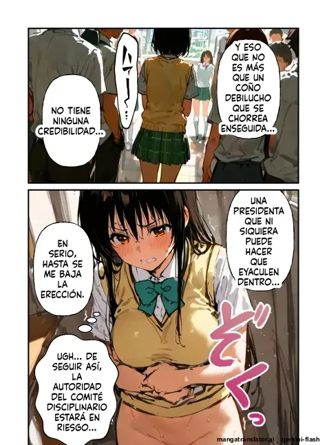 [Netorare Sanshirou] Nakadashi Ninshin ga Hissu Kamokku!  To LOVE-Ru Gakuen ~Kotegawa Yui Lala Hen~ | ¡La cremita vaginal es materia obligatoria! ~Yui Kotegawa...  (To LOVE-Ru) [Spanish] [MTL] [AI Generated] image number 28