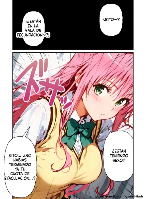 [Netorare Sanshirou] Nakadashi Ninshin ga Hissu Kamokku!  To LOVE-Ru Gakuen ~Kotegawa Yui Lala Hen~ | ¡La cremita vaginal es materia obligatoria! ~Yui Kotegawa...  (To LOVE-Ru) [Spanish] [MTL] [AI Generated] image number 49