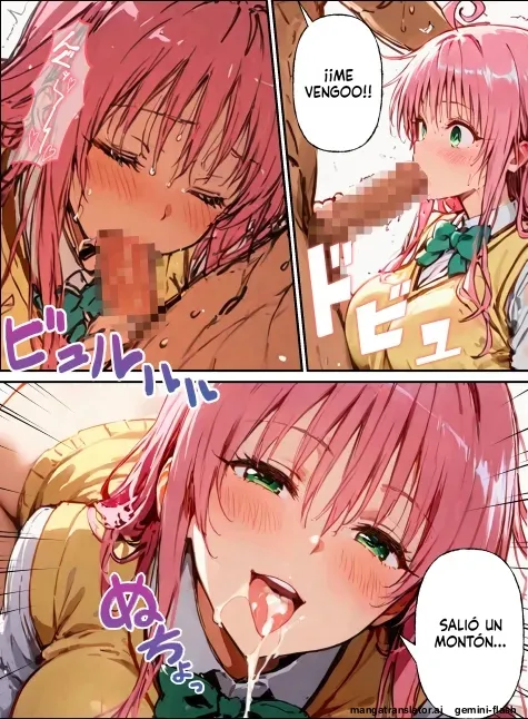 [Netorare Sanshirou] Nakadashi Ninshin ga Hissu Kamokku!  To LOVE-Ru Gakuen ~Kotegawa Yui Lala Hen~ | ¡La cremita vaginal es materia obligatoria! ~Yui Kotegawa...  (To LOVE-Ru) [Spanish] [MTL] [AI Generated] image number 55