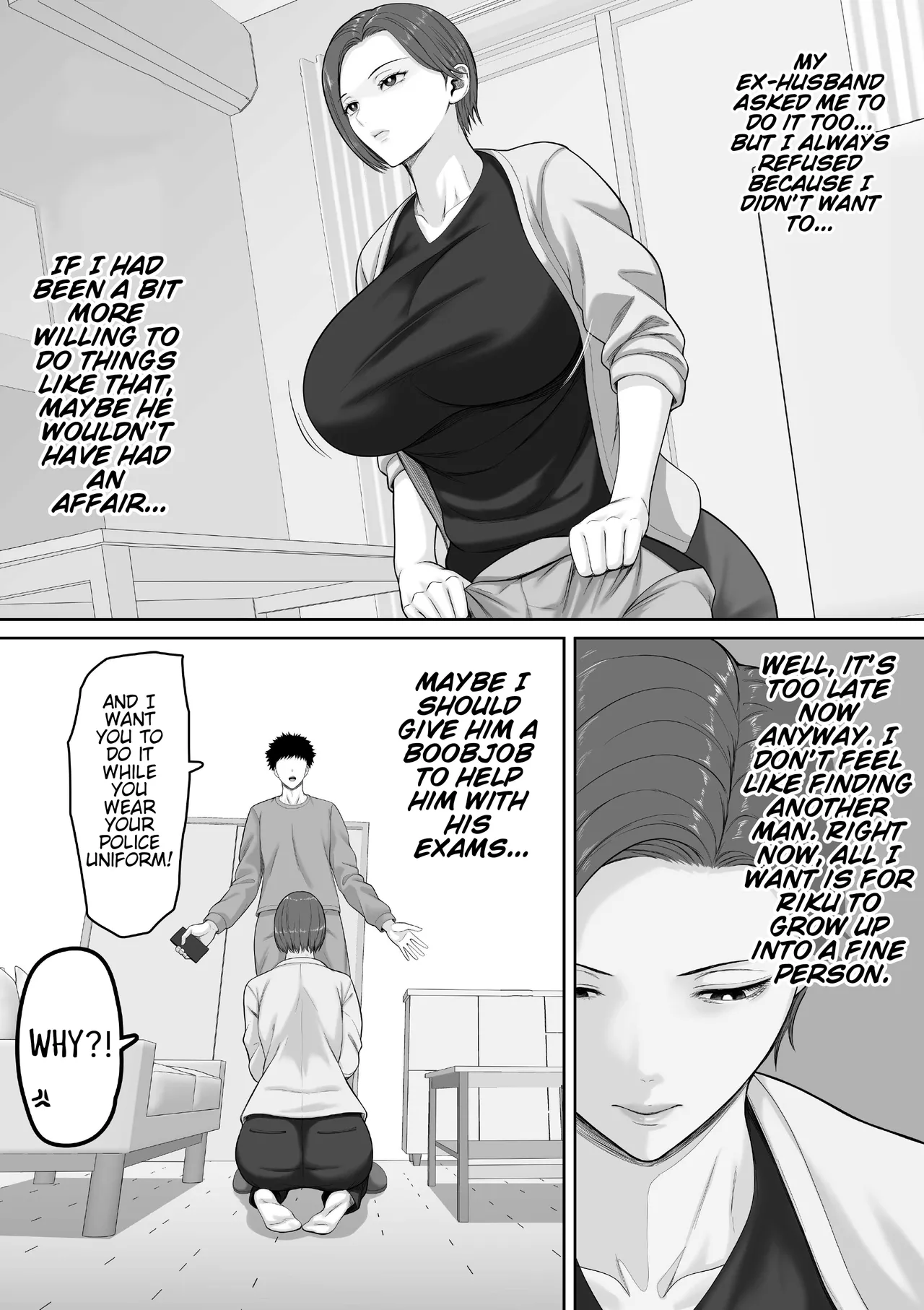 [Kuruto] The story of how my seriously huge-breasted police sergeant mom milked my dick with her pussy. [Waterkujo] 이미지 번호 23