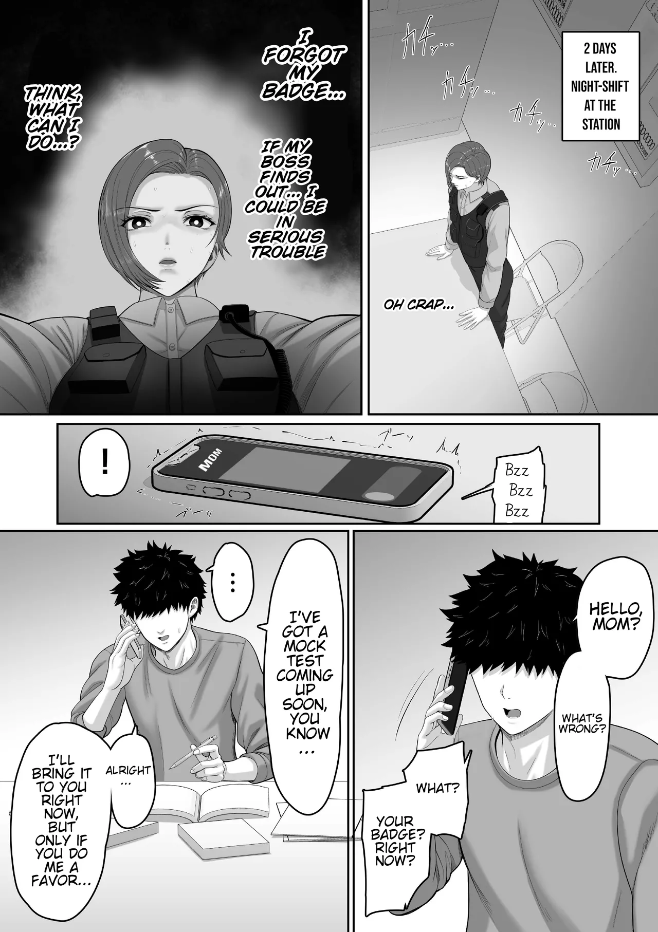 [Kuruto] The story of how my seriously huge-breasted police sergeant mom milked my dick with her pussy. [Waterkujo] 이미지 번호 30