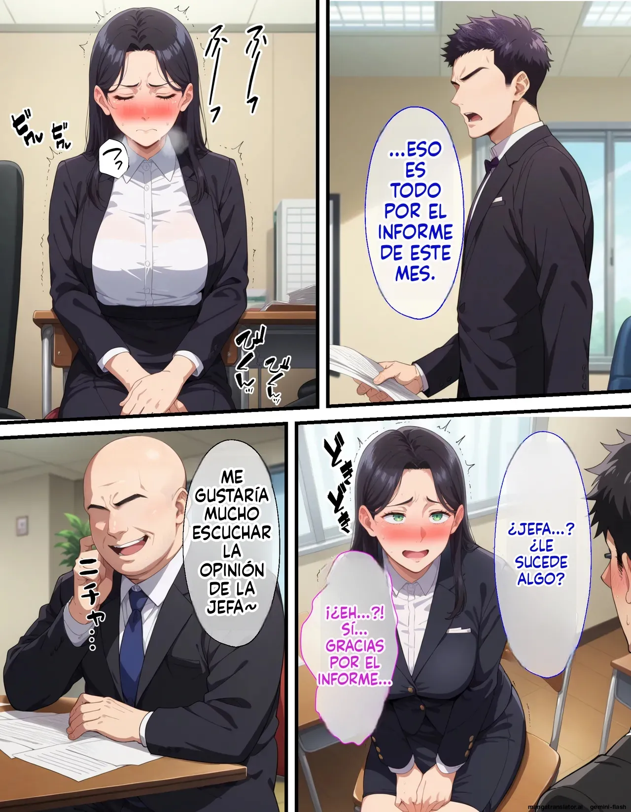 Saimin Oji-san ni Shihai Sareta Onna ~Kanochi Joushi Hen (Spanish) MTL 24eme image