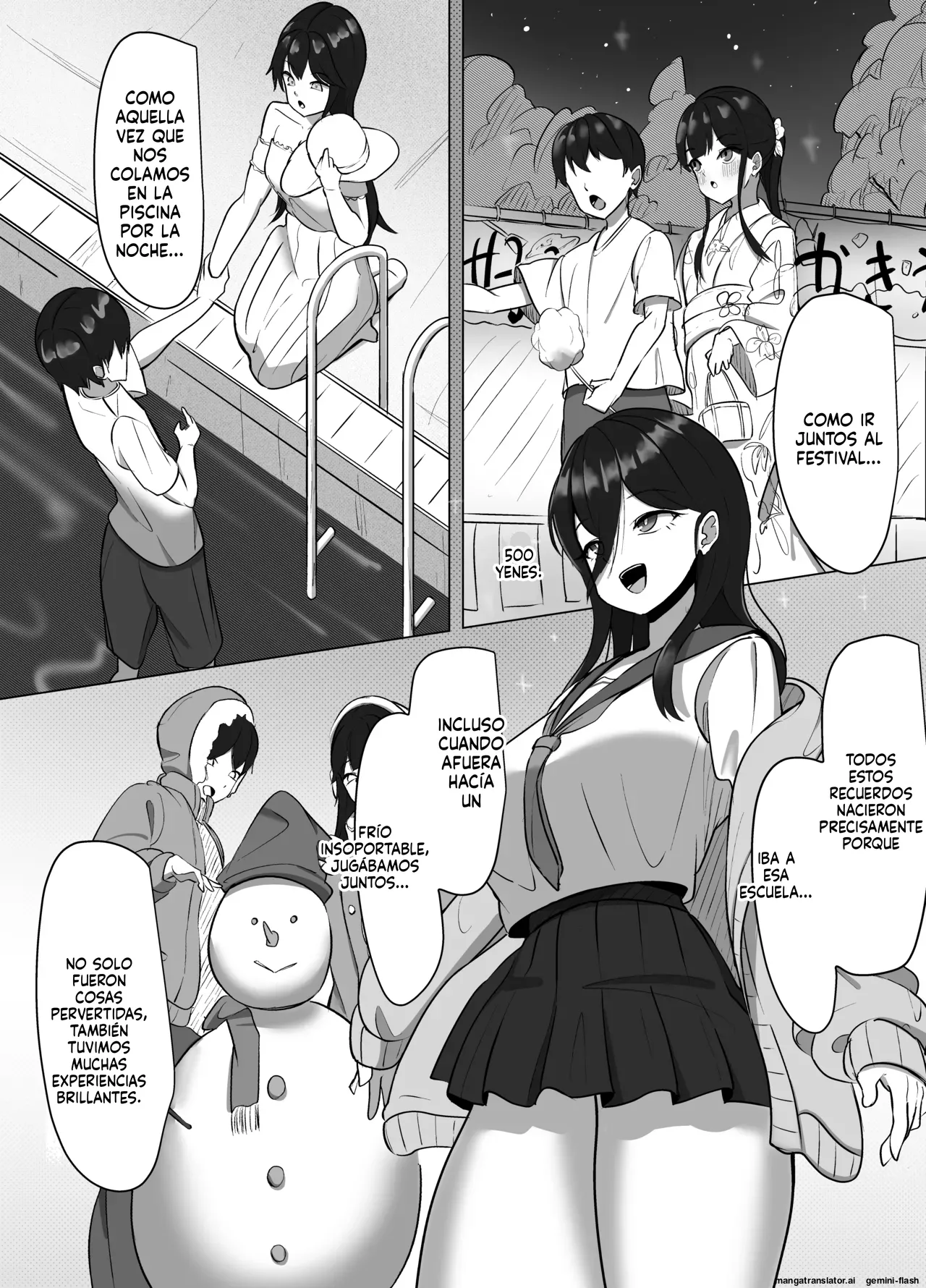 Seiso Datta Osananajimi ga, Kyonyuu de Ecchi ni Seichou Shiteta Hanashi (Spanish) MTL 33eme image