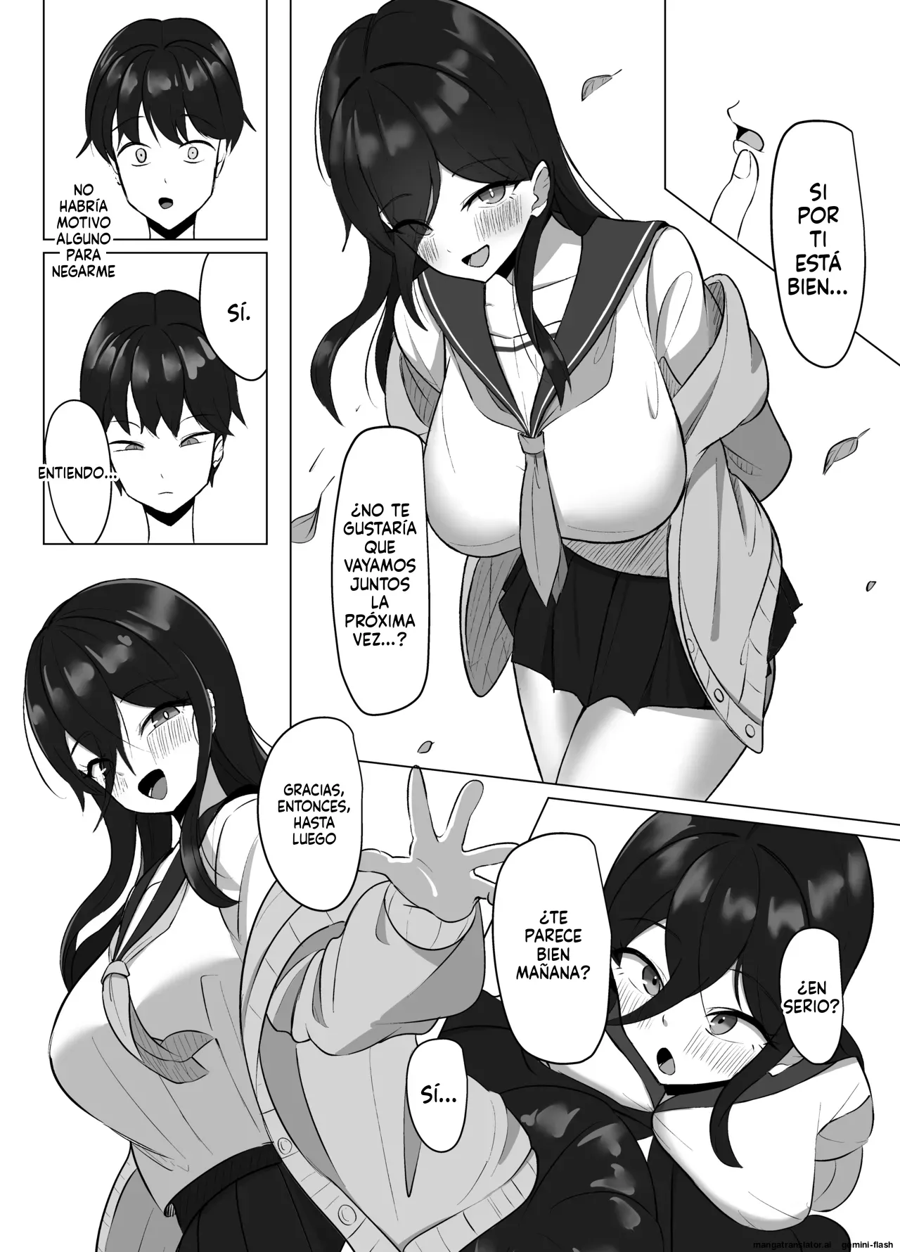 Seiso Datta Osananajimi ga, Kyonyuu de Ecchi ni Seichou Shiteta Hanashi (Spanish) MTL 34eme image