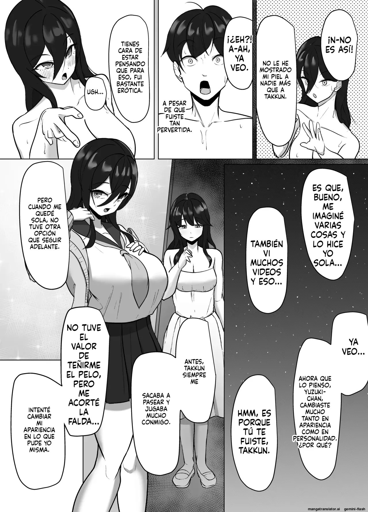 Seiso Datta Osananajimi ga, Kyonyuu de Ecchi ni Seichou Shiteta Hanashi (Spanish) MTL 77eme image