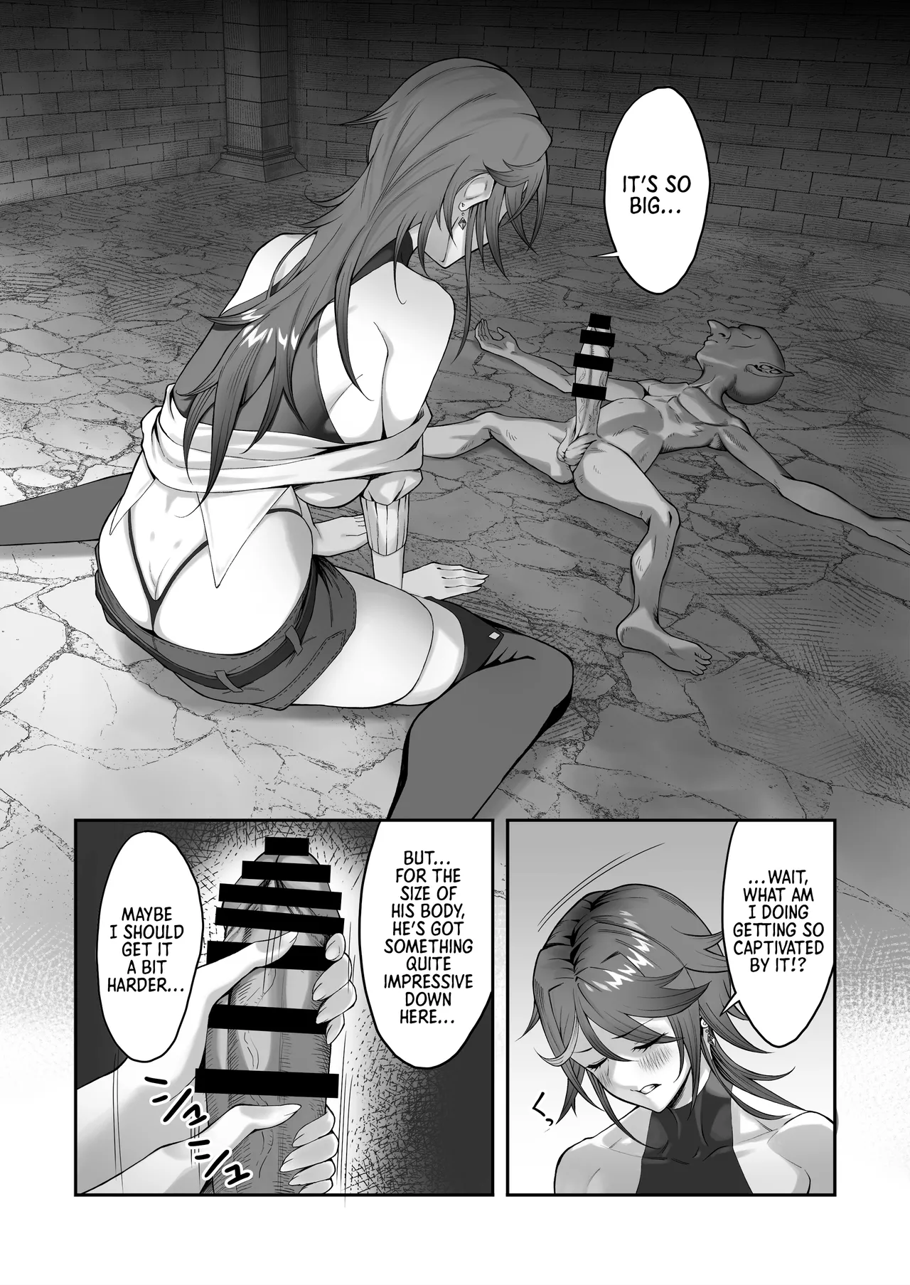 [Dekai Buki wa Roman (Tekkai Blade)] Inmon o Fuyo Sareta kara Goblin o Tsukatta Hanashi | A Story About Using a Goblin to Get Rid of a Lust Crest [English] [Morally Bankrupt Wizard Translations] Bildnummer 19