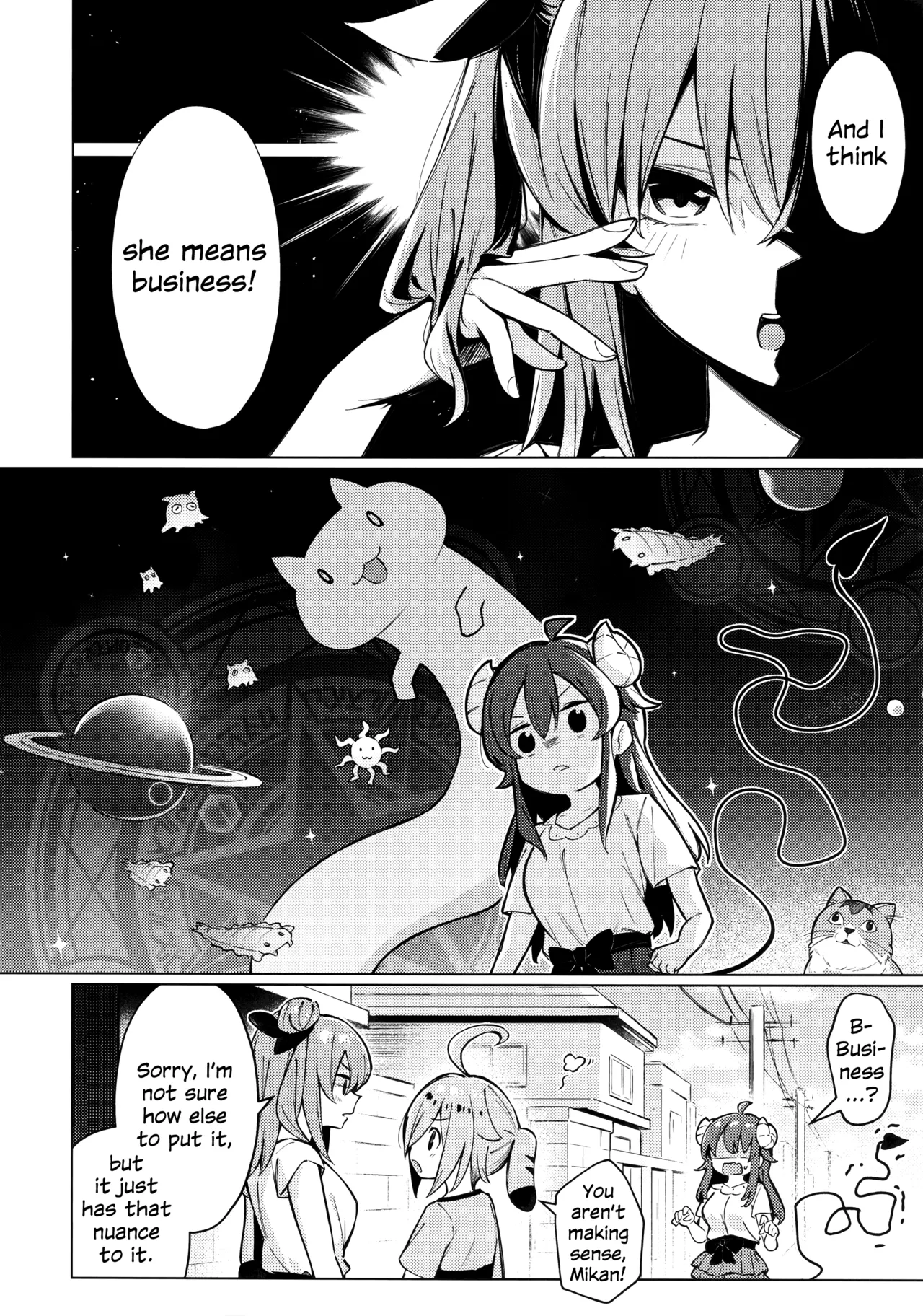 [Bochi Bochi no Ki (Borusiti)] Shadow Misunderstanding Yuko (Machikado Mazoku) [English] 5eme image