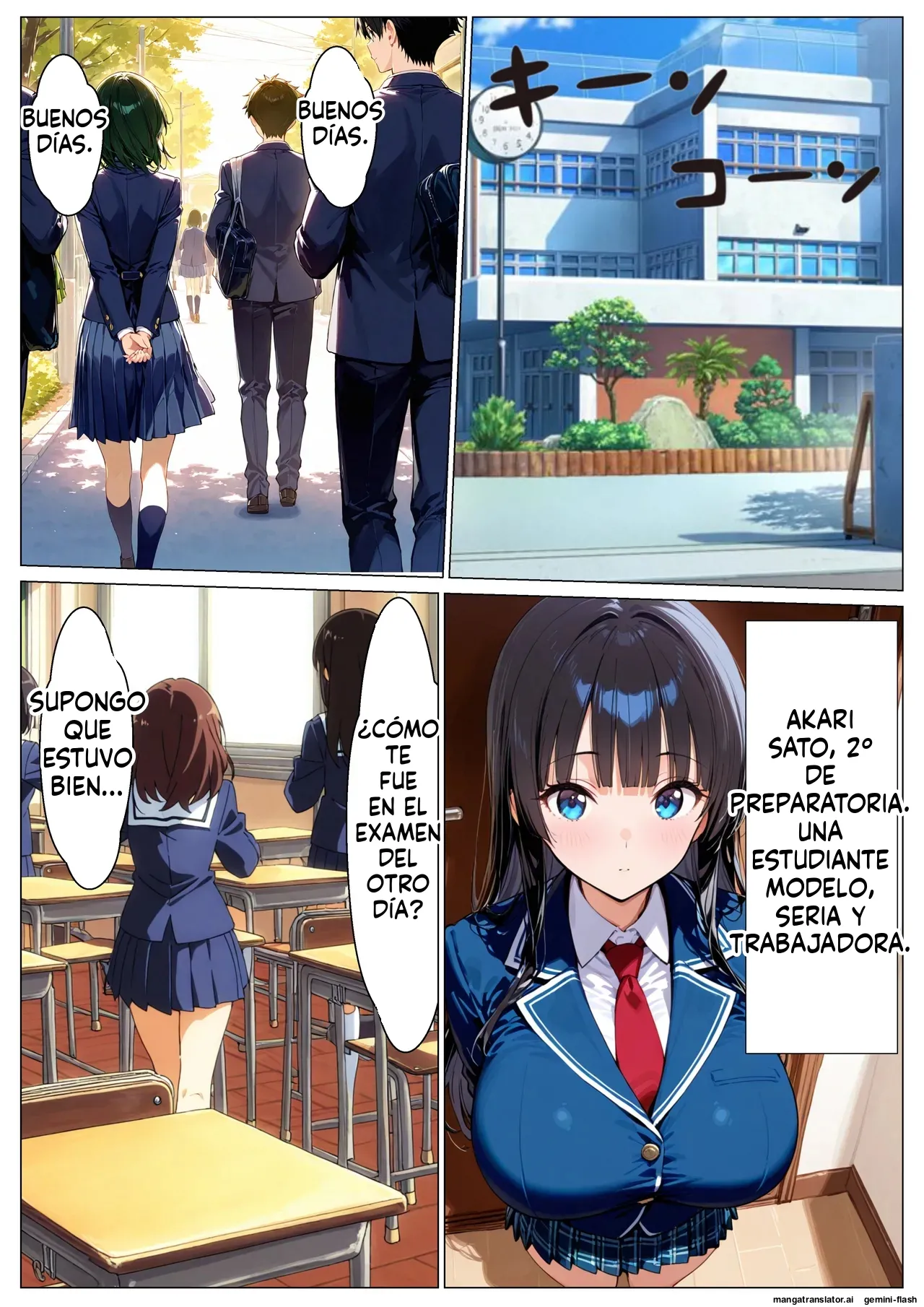 [Yuiyui House] Kimi wa Boku no Mono ~ JK Saimin Keikaku | Eres mía: el plan de hipnosis para la colegiala  [Spanish] [MTL]  [AI Generated] 2eme image