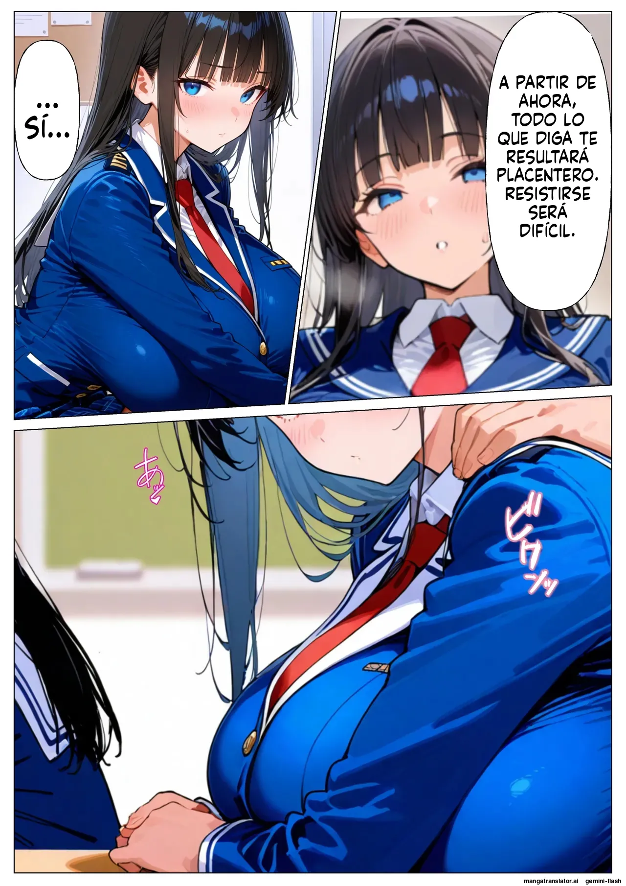 [Yuiyui House] Kimi wa Boku no Mono ~ JK Saimin Keikaku | Eres mía: el plan de hipnosis para la colegiala  [Spanish] [MTL]  [AI Generated] 7eme image