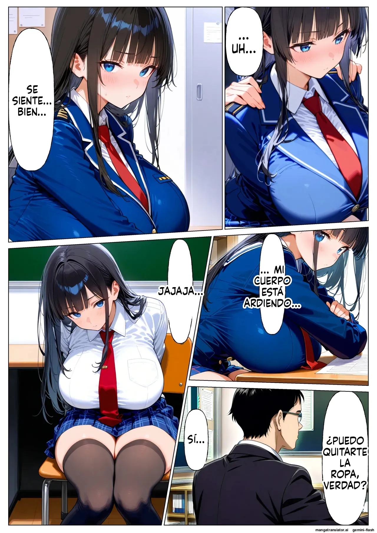 [Yuiyui House] Kimi wa Boku no Mono ~ JK Saimin Keikaku | Eres mía: el plan de hipnosis para la colegiala  [Spanish] [MTL]  [AI Generated] 8eme image