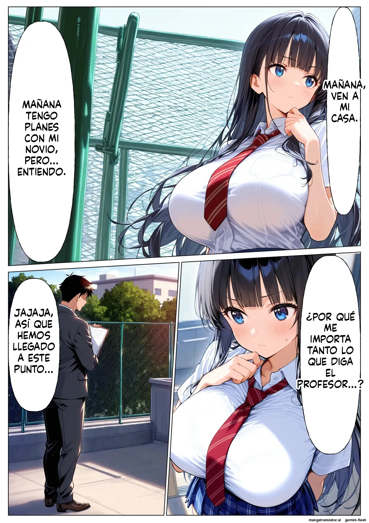 [Yuiyui House] Kimi wa Boku no Mono ~ JK Saimin Keikaku | Eres mía: el plan de hipnosis para la colegiala  [Spanish] [MTL]  [AI Generated] 24eme image